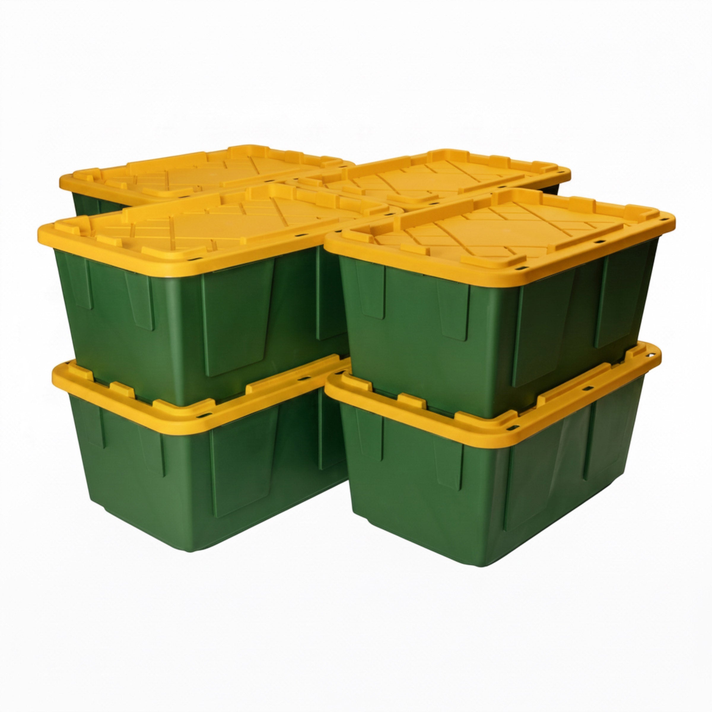 Greenmade 27 Gallon Tailgate Storage Bin, 8-pack