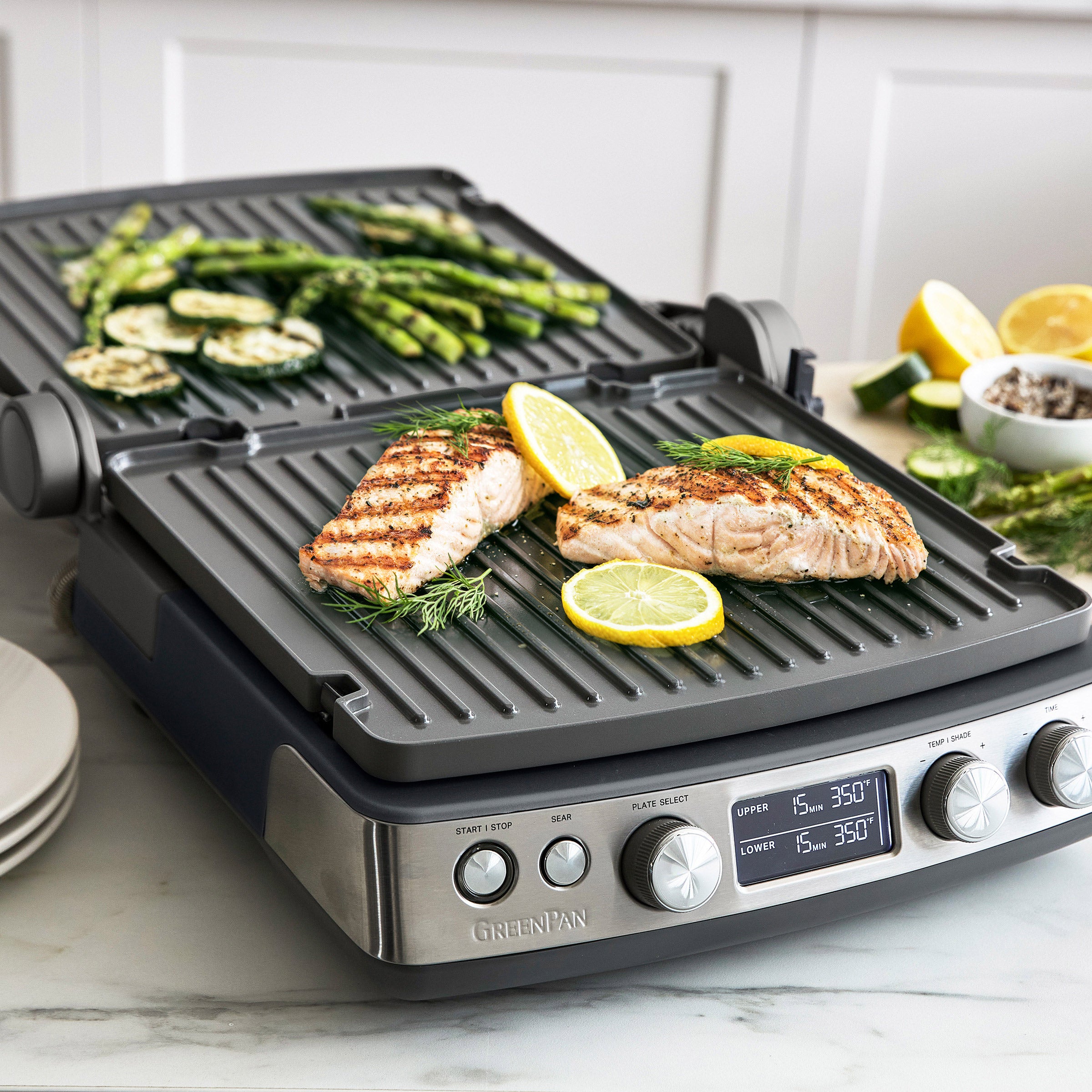 GreenPan Multi Grill & Griddle with Waffle Plate