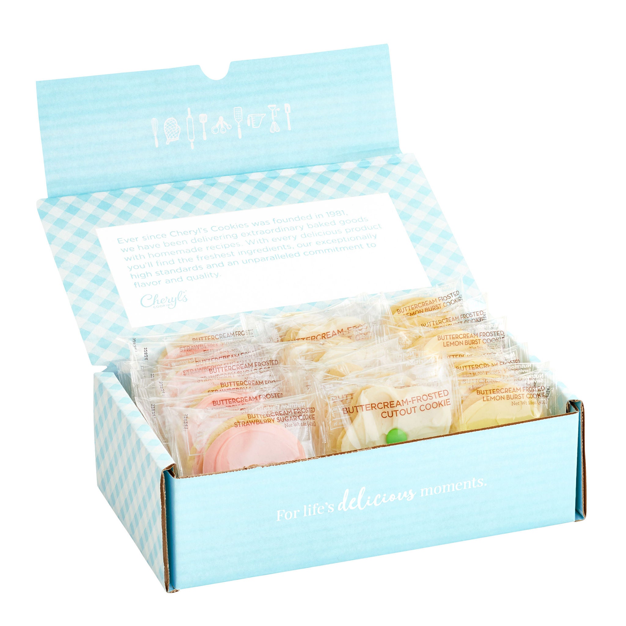 Cheryl's Assorted Spring Cookies, 24-count, 37.6 oz. total