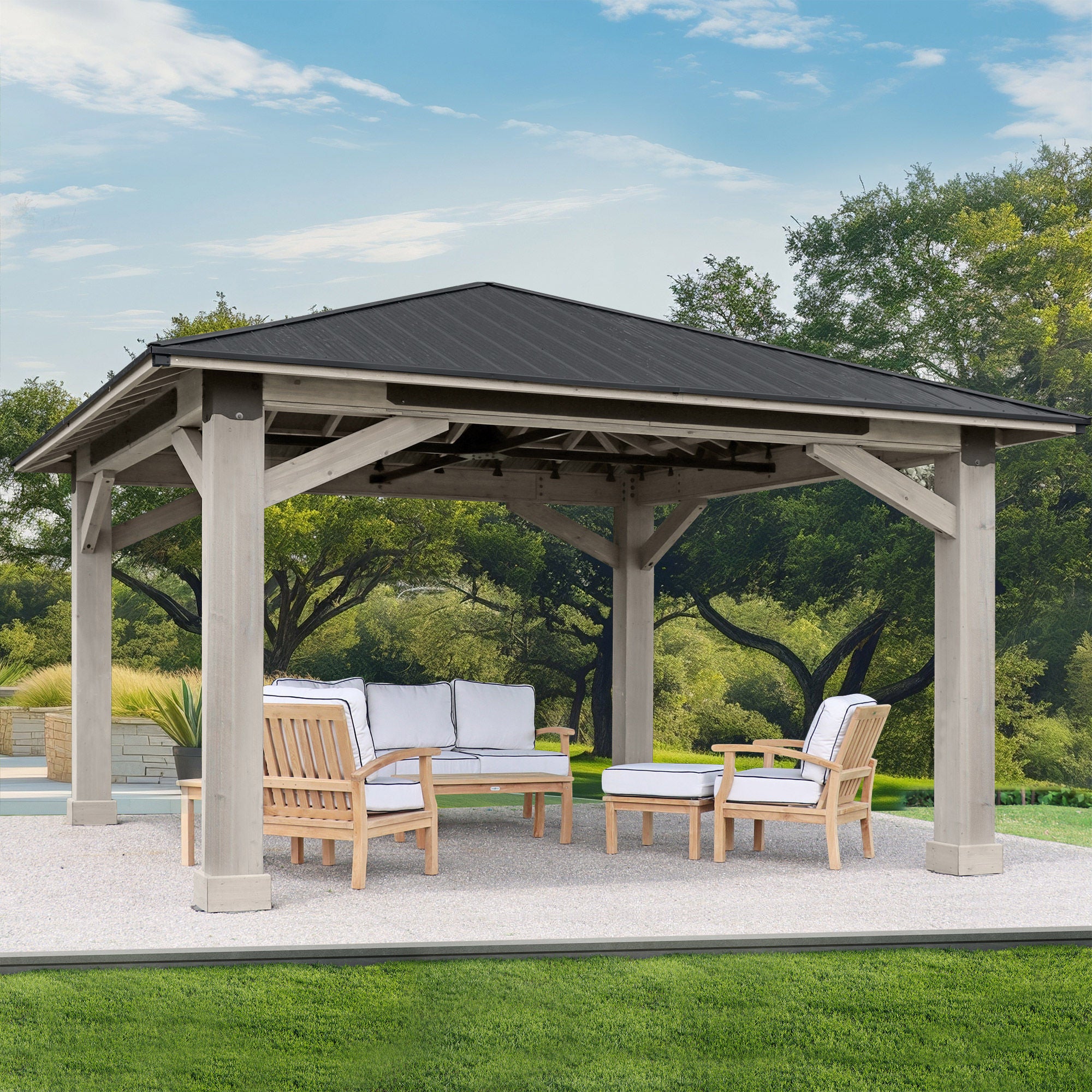 Yardistry 16'X16' Timber Frame Gazebo