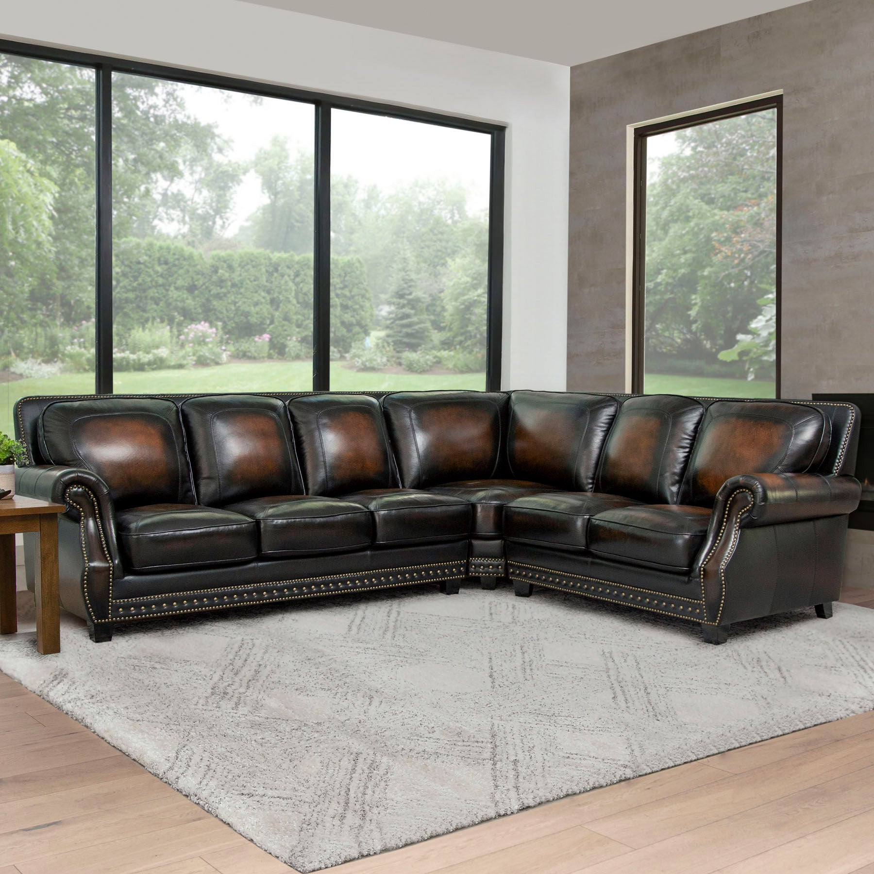 Arlington Leather Sectional