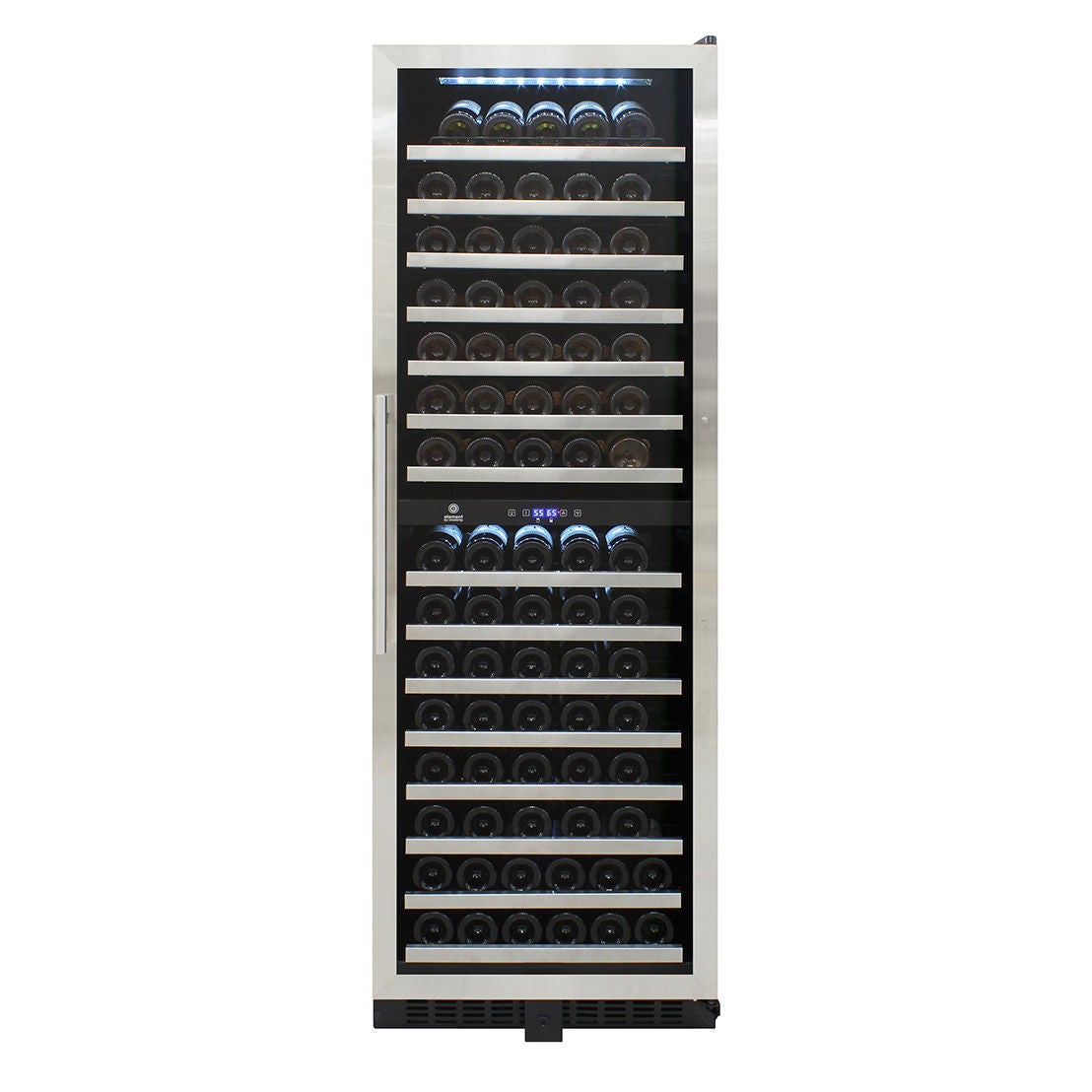 Vinotemp 155-Bottle Wine Cooler with Dual Zone Cooling