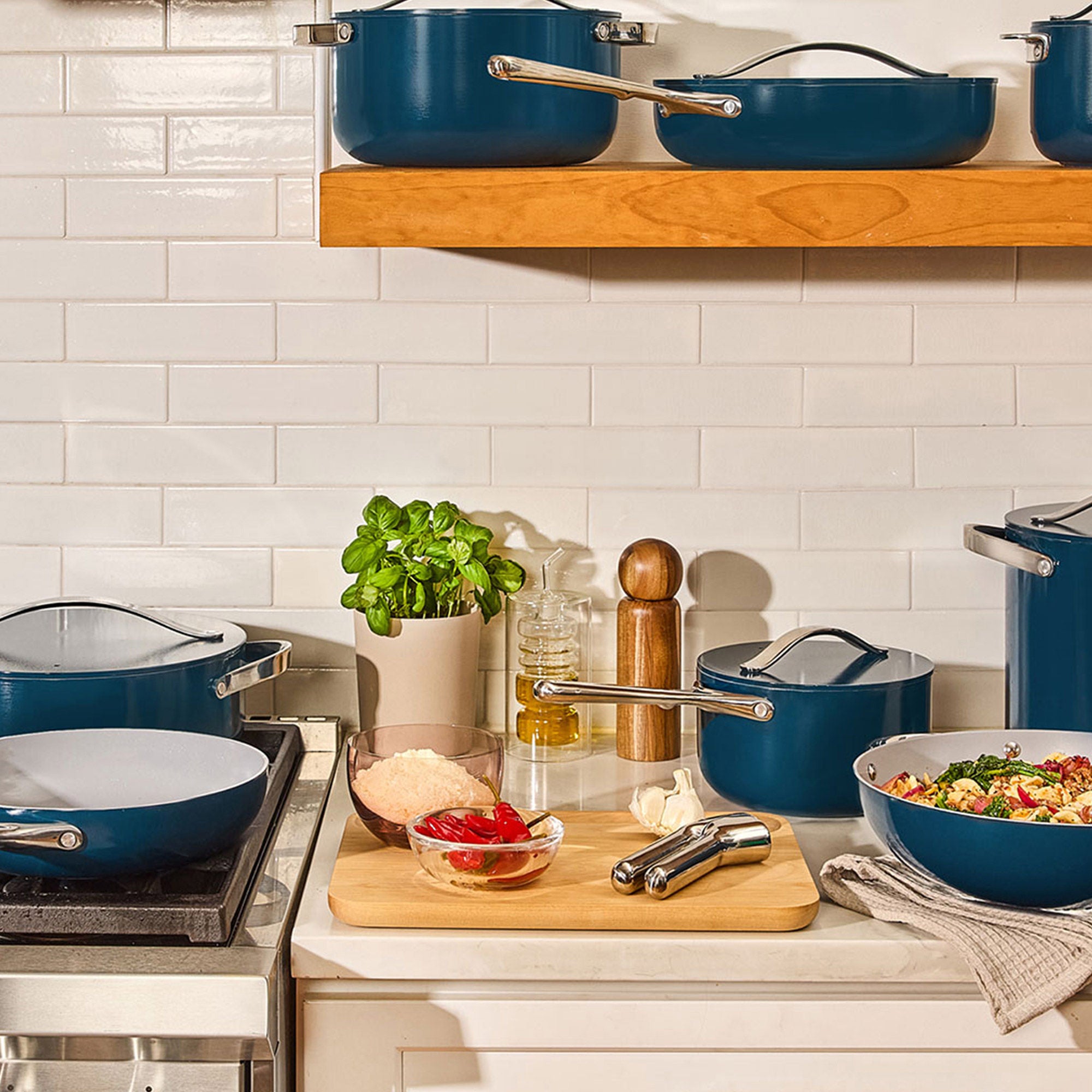 Caraway 24-piece Ceramic Non-stick Cookware Set