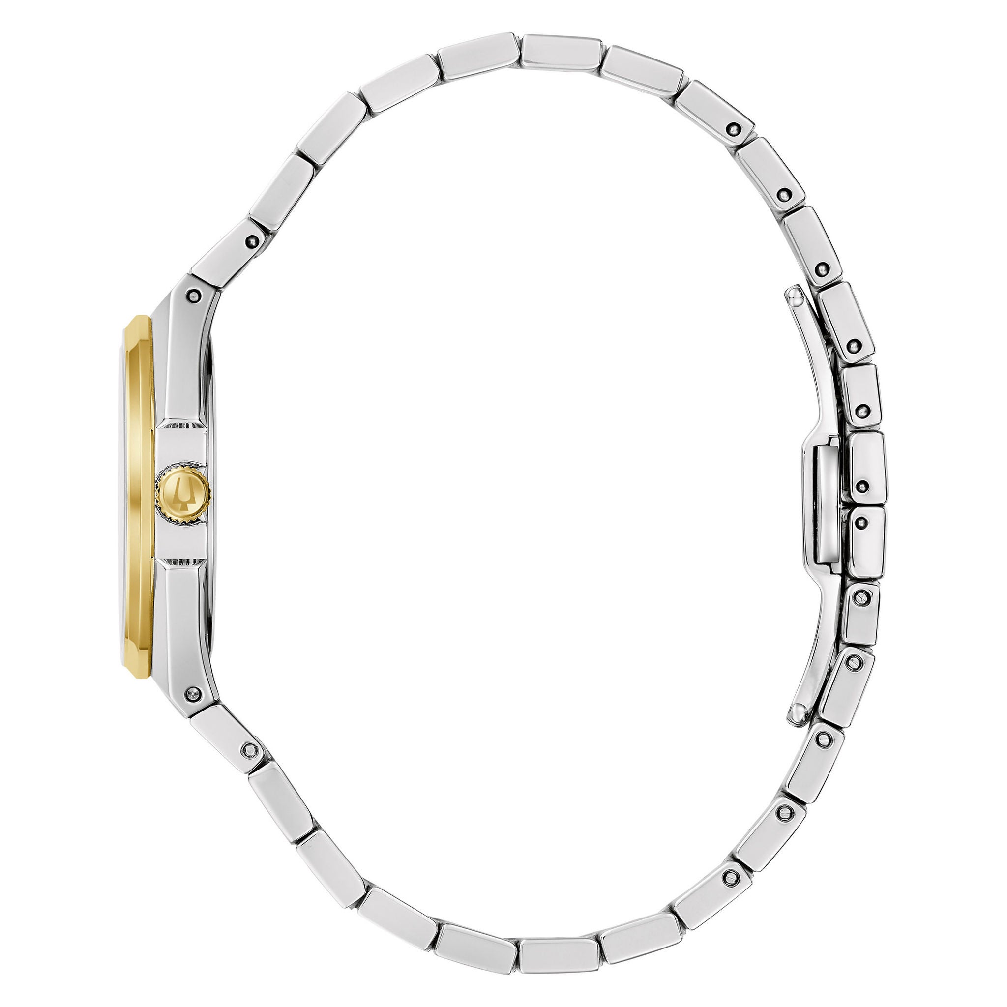 Bulova Two Tone Stainless Steel Quartz Women's Watch, 28mm