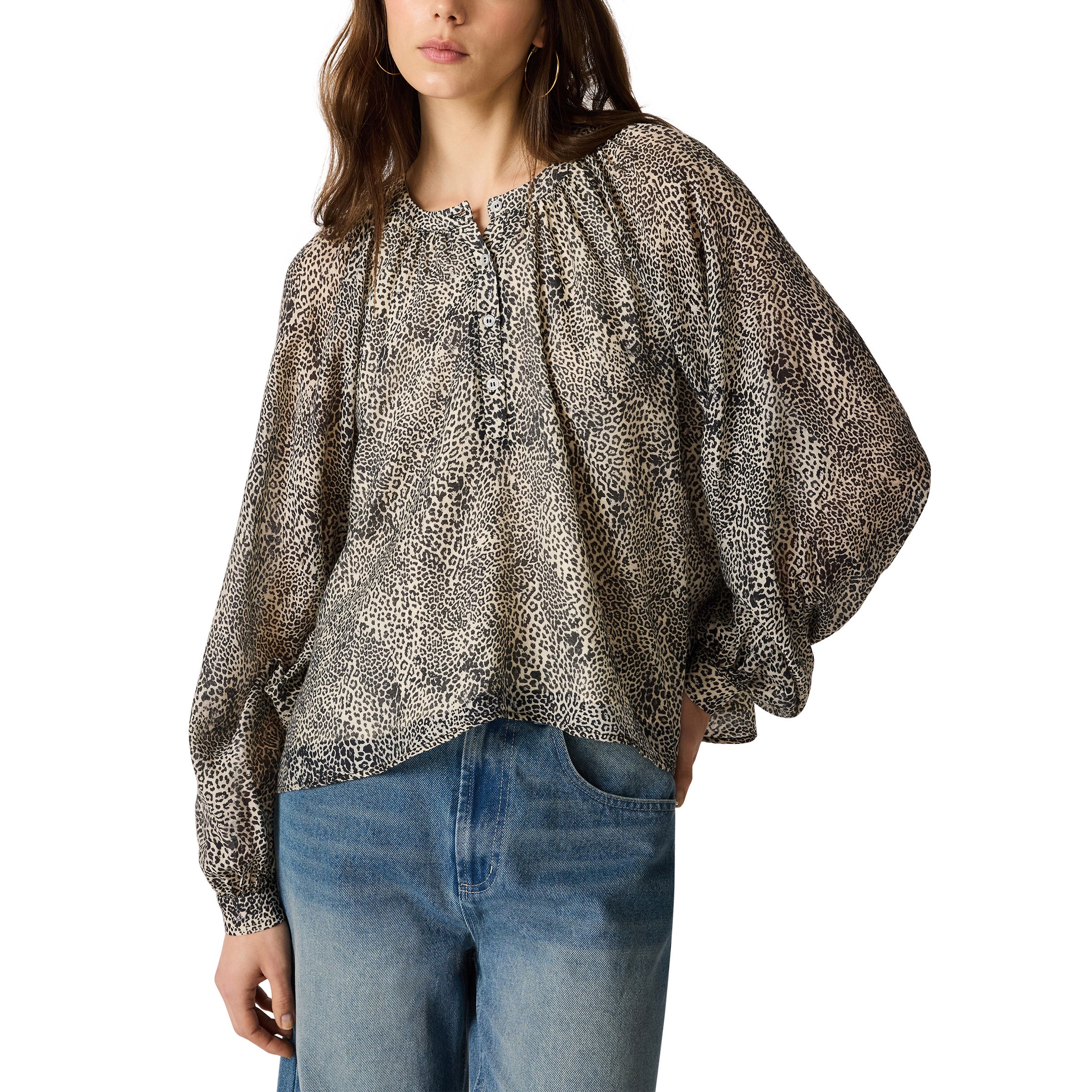 Steve Madden Women's Printed Blouse
