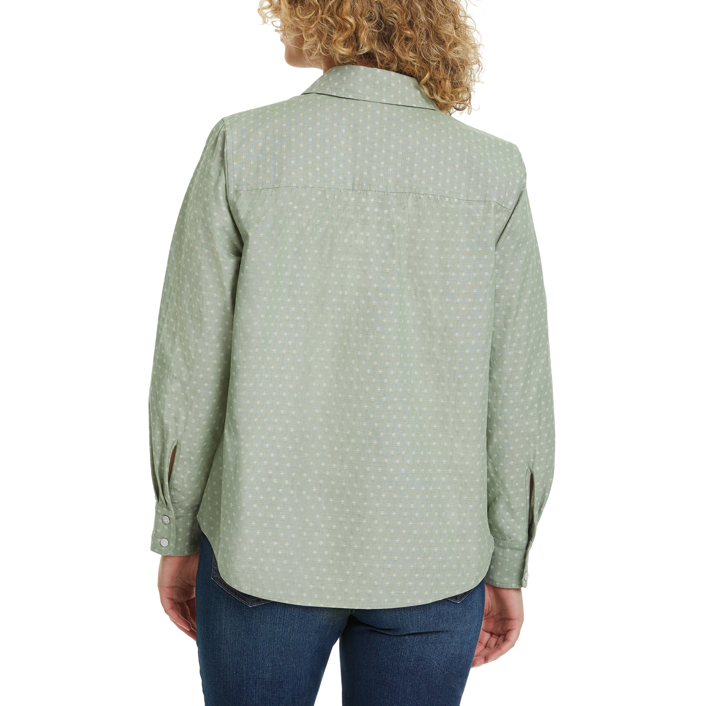 Gloria Vanderbilt Women's Long Sleeve Button Up Shirt