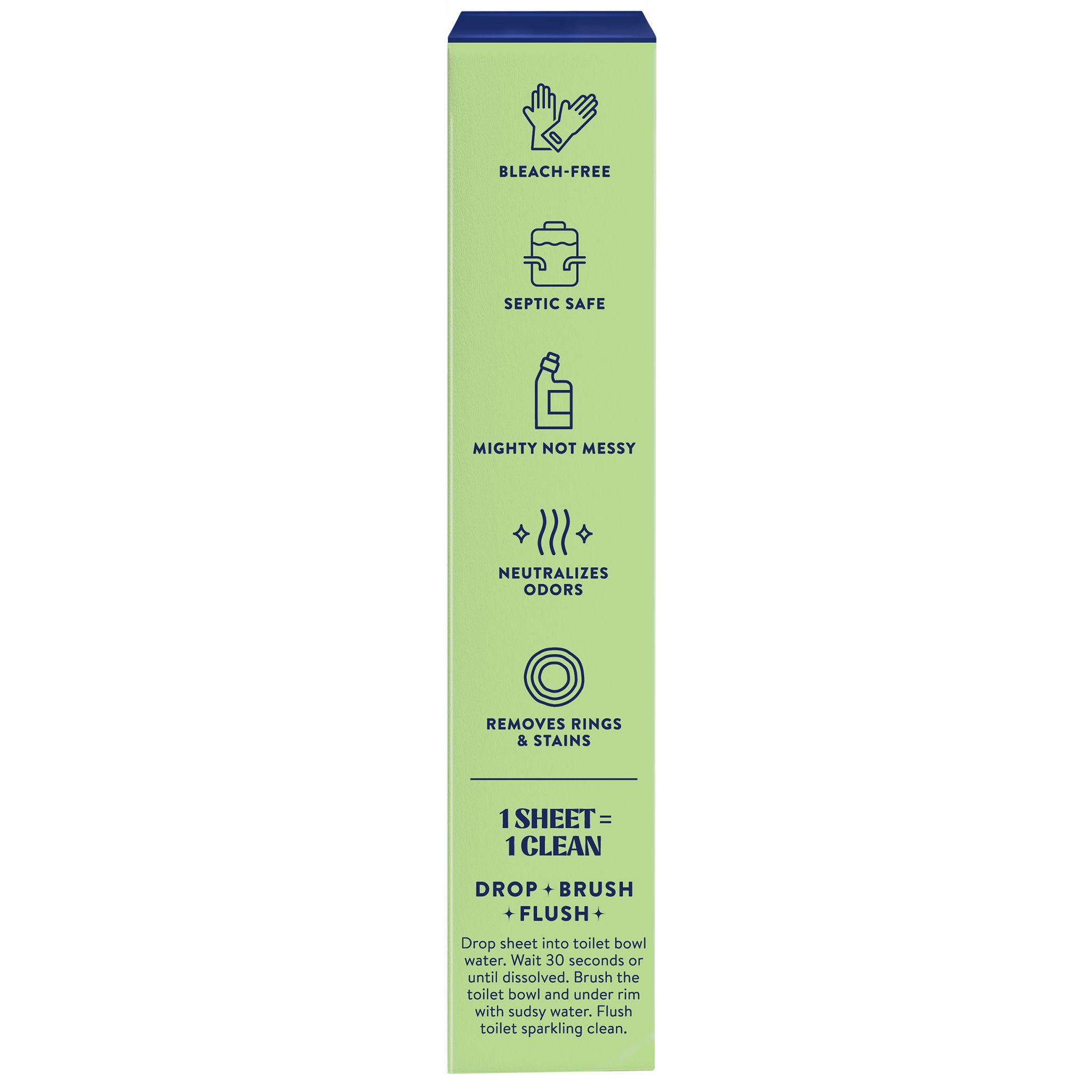 Cleancult Toilet Bowl Cleaner Sheets, Fresh Lemon, 256-count