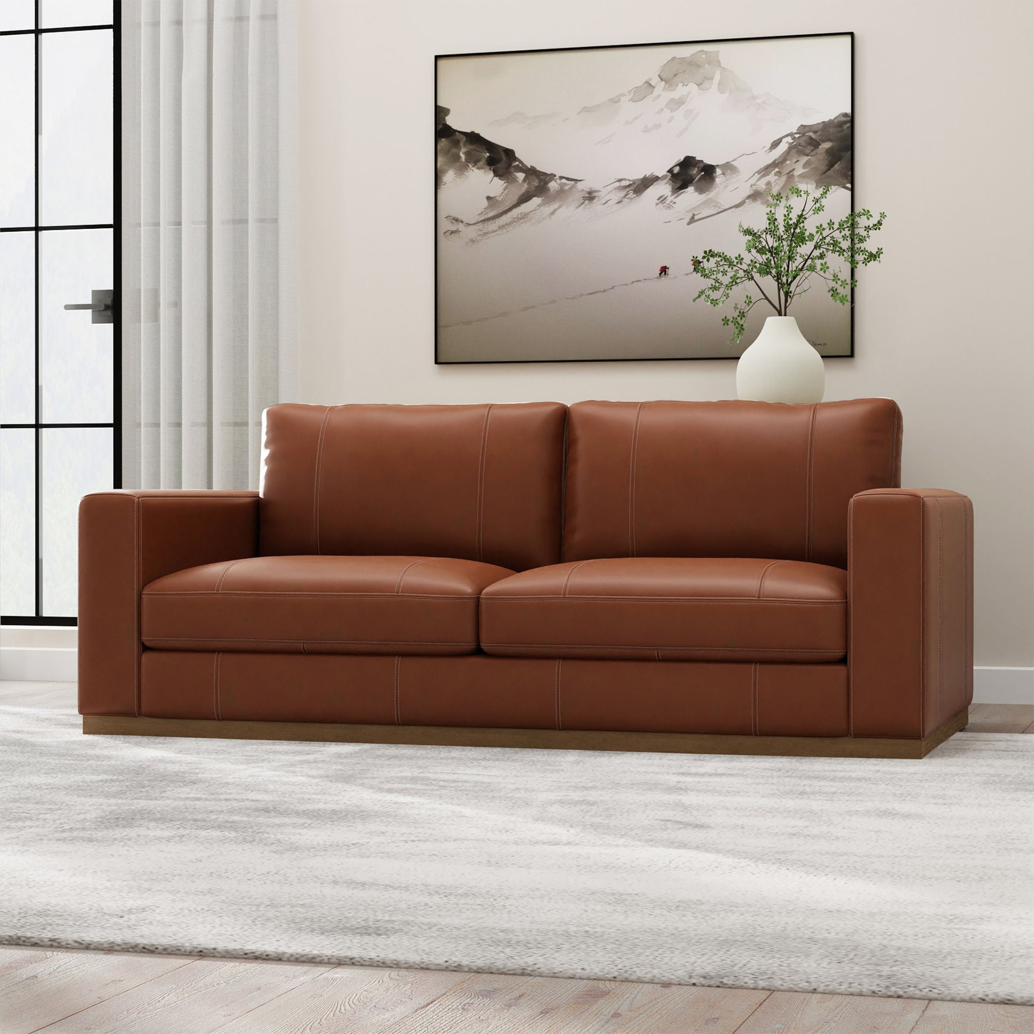 Durant Top Grain Leather Sofa