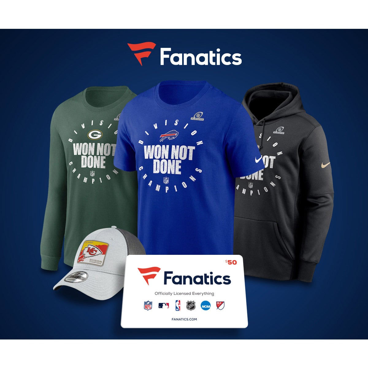 Fanatics 1 - $50 eGift Card