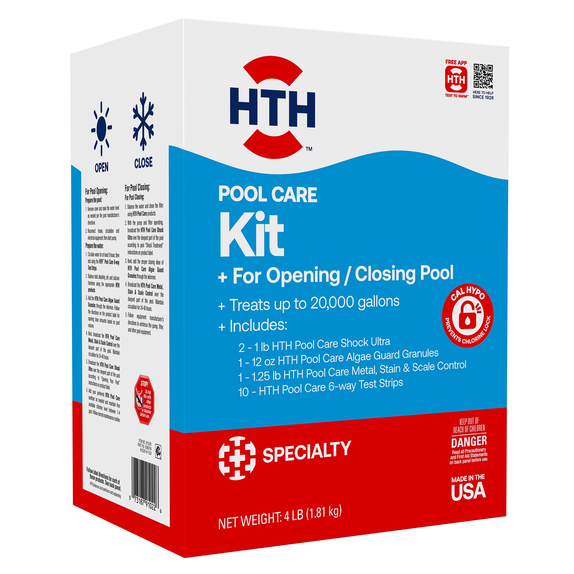 HTH Open and Close Swimming Pool Chemical Kit 2-pack