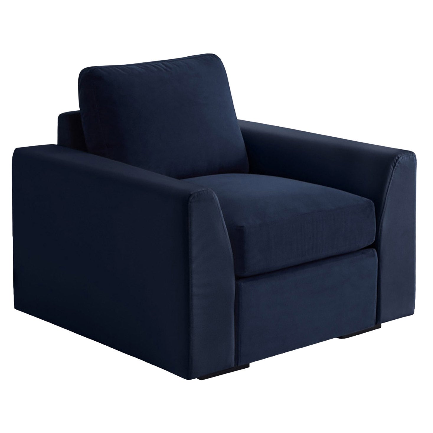 Lovesac Snugg Chair with Tapered Arms, Navy