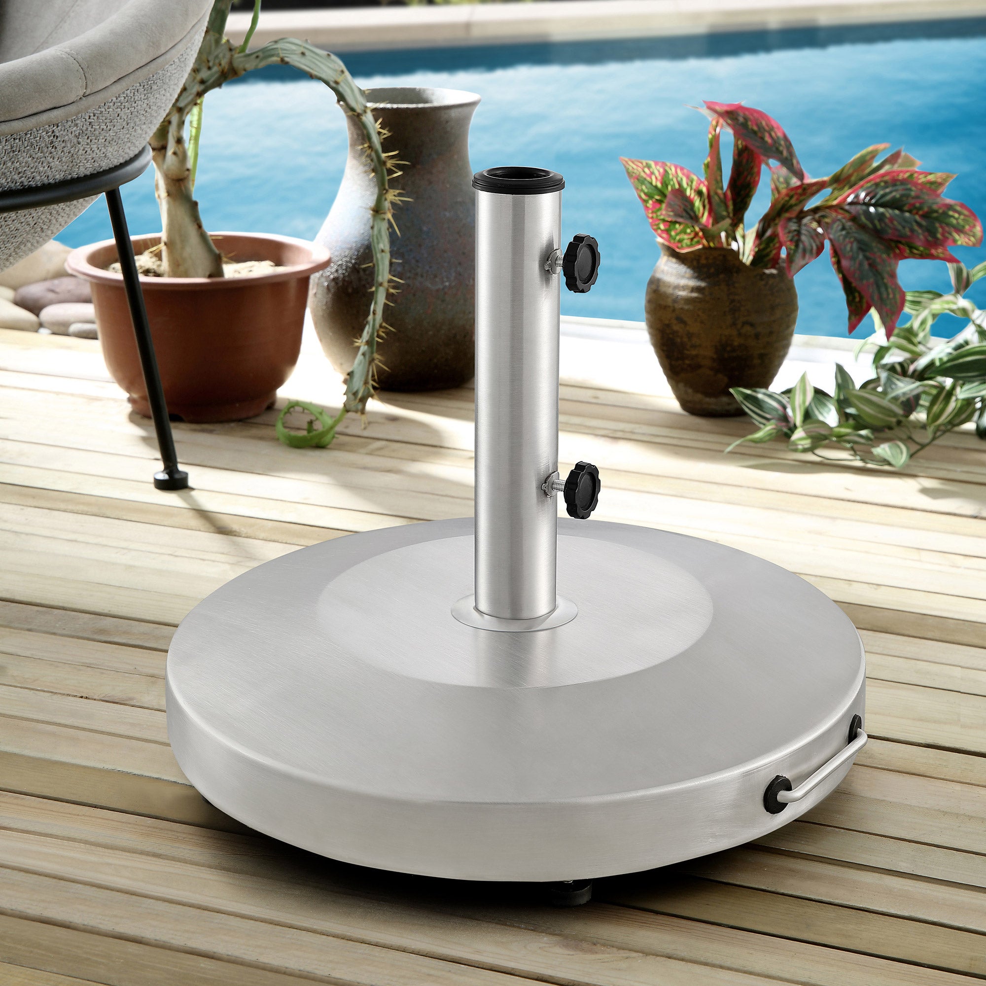 Ove Stainless Steel Umbrella Base