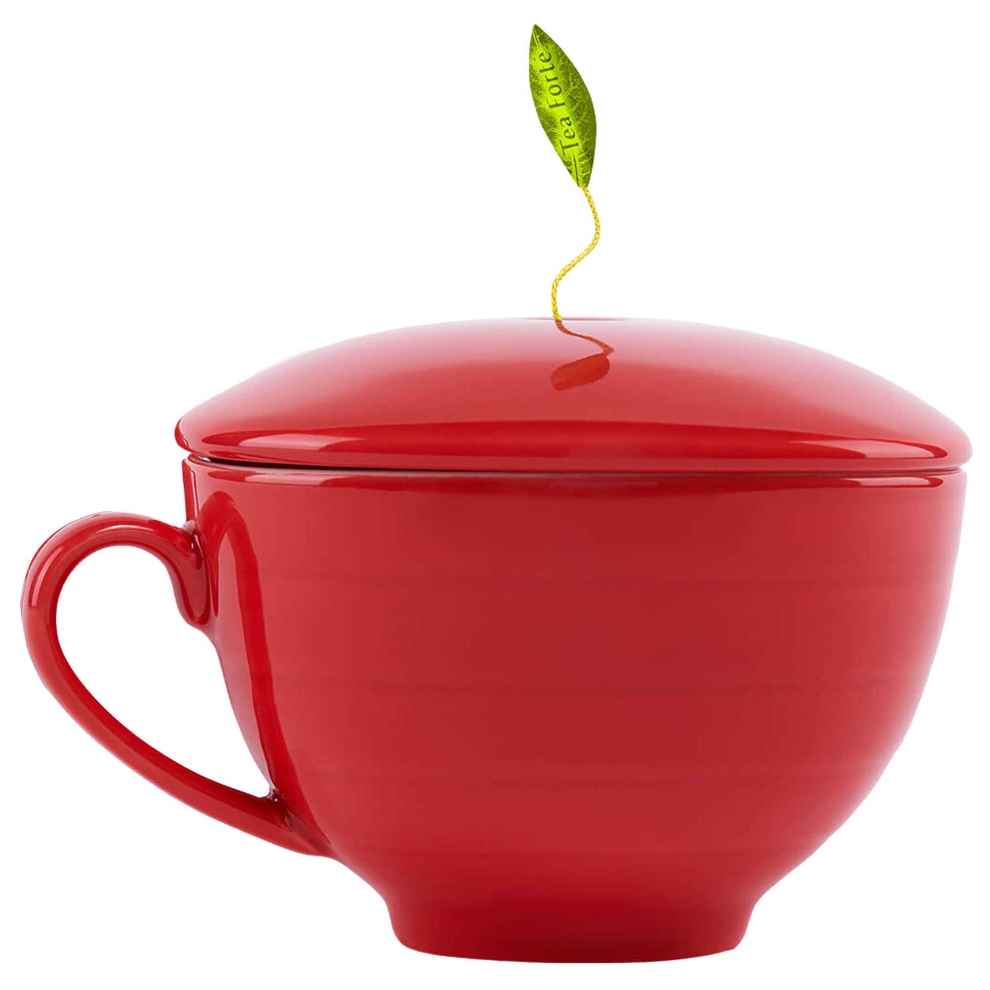 Tea Forté Warming Joy Advent Bundle with 24 Total Pyramid Infusers, Café Cup and Tea Trays