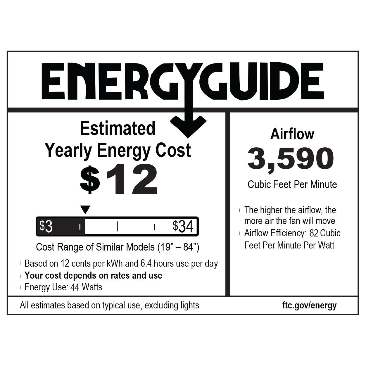 Hunter 54” Eurella Wi-Fi Smart Ceiling Fan