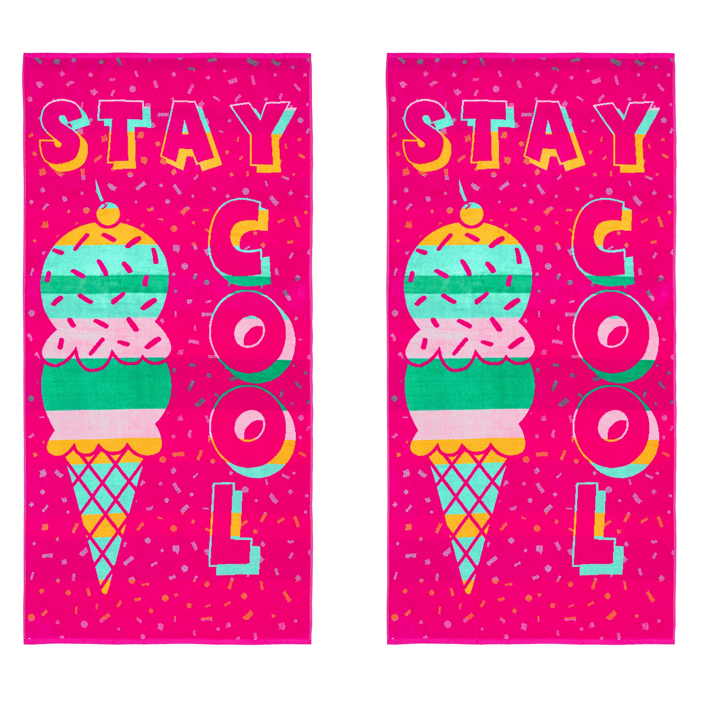 Youth Beach Towel, 2-pack