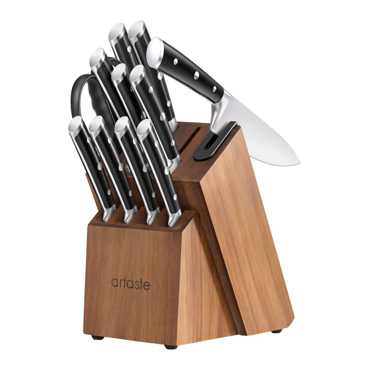 Artaste SELECT Series 12-piece Knife Block Set with Built-In Sharpener