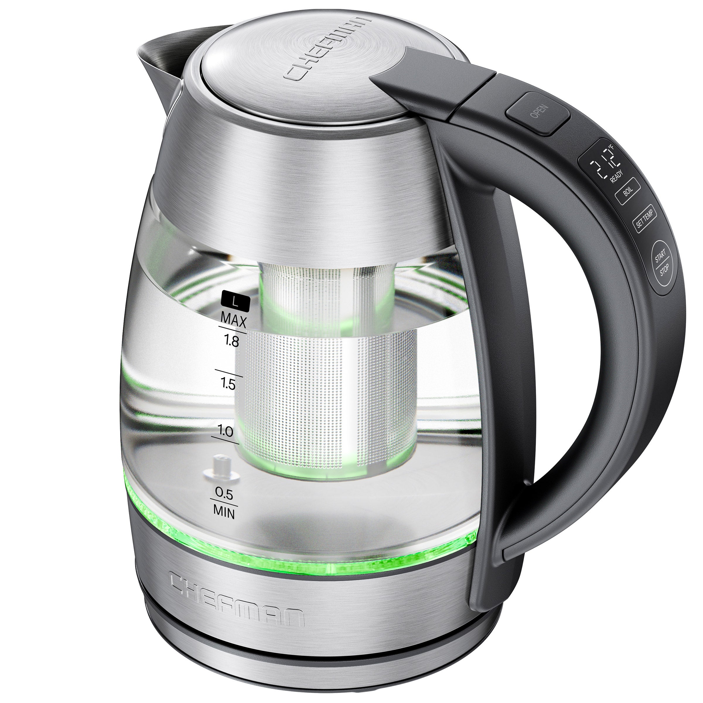 Chefman Custom-Temp 1.8L Electric Kettle