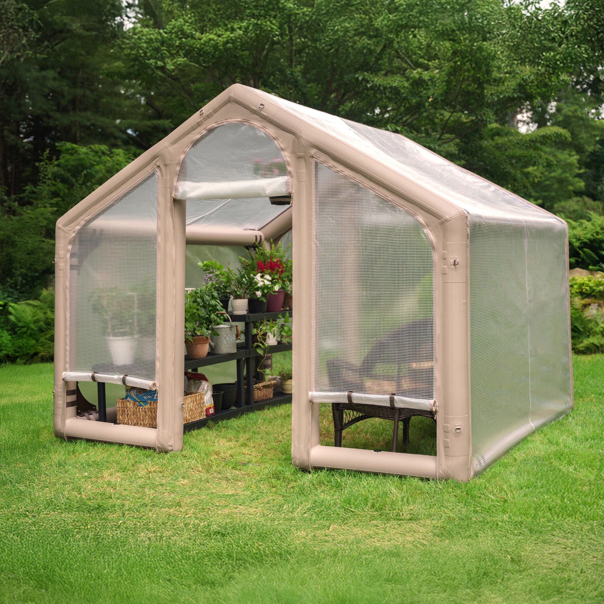 HĀVN 10' x 10' Composite AirFrame Greenhouse