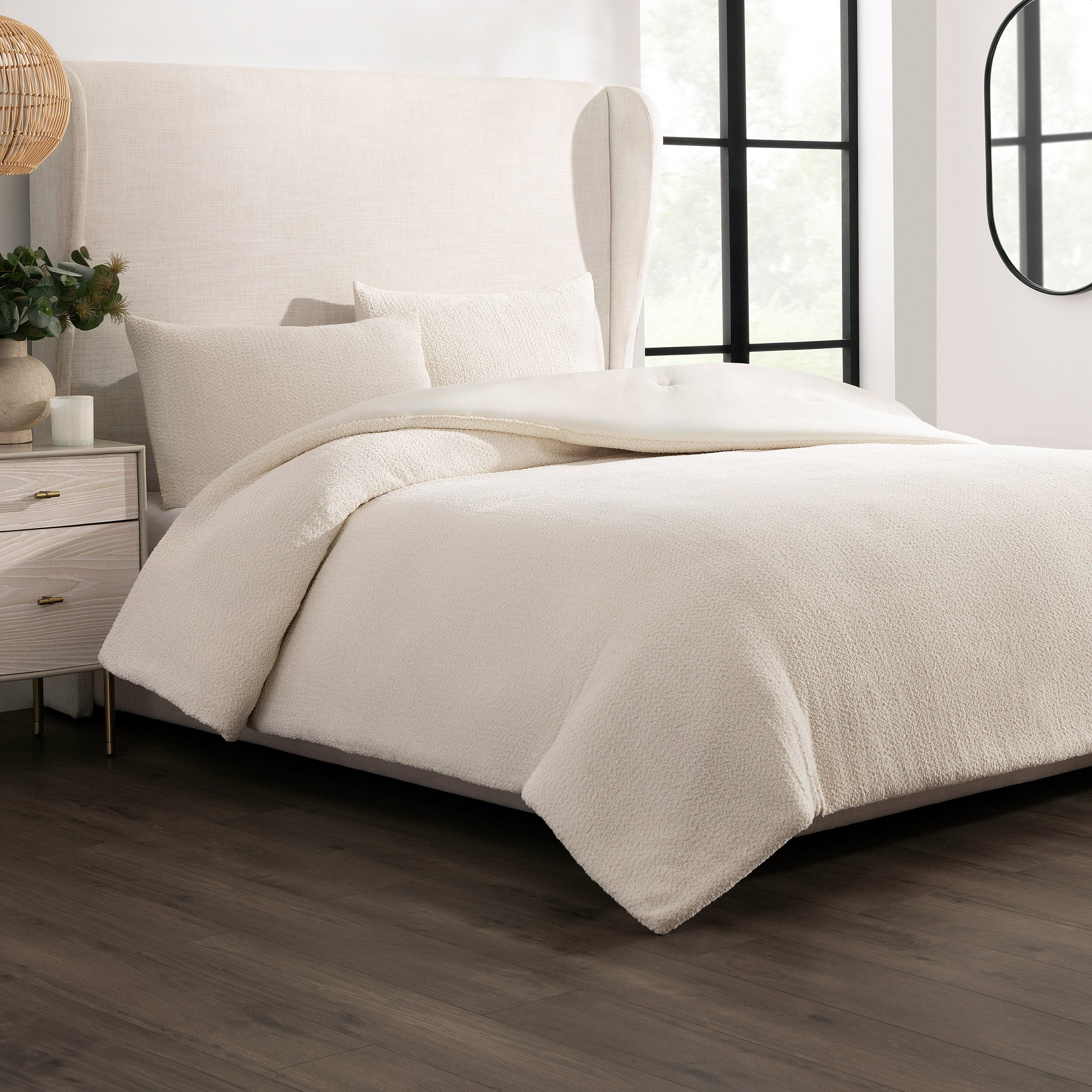 Cococozy 3-piece Bouclé Comforter Set