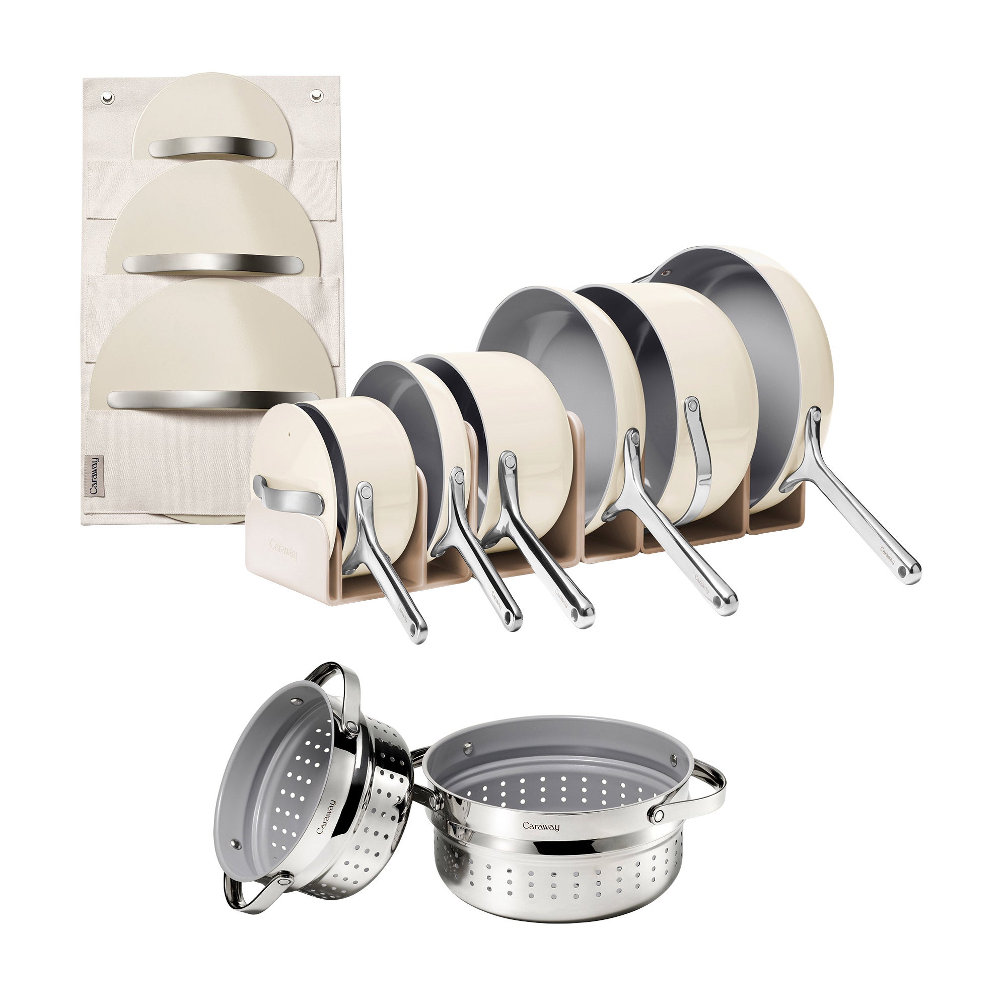 Caraway 18-piece Ceramic Cookware Set