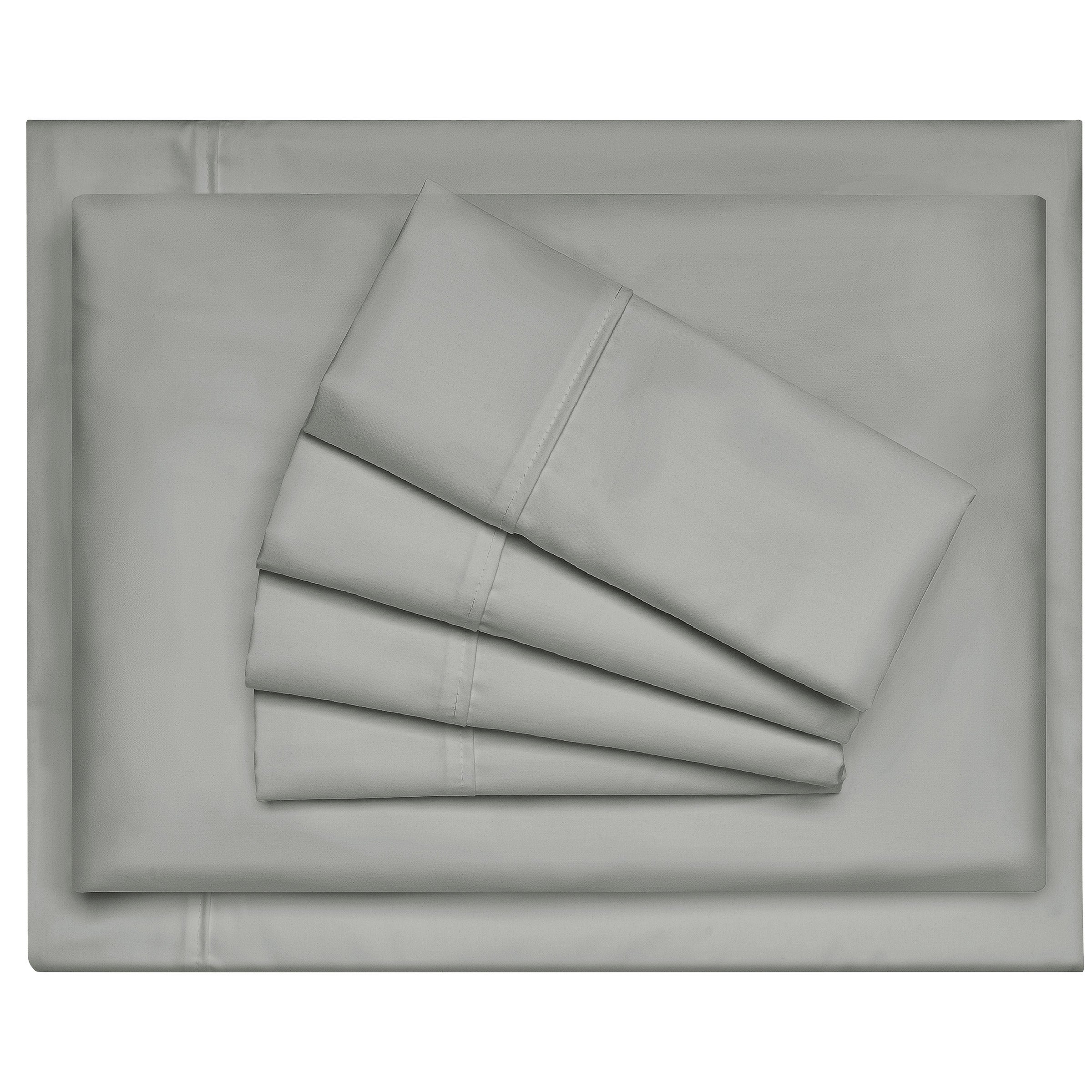 Pure Essentials Antimicrobial 400 Thread Count 6-piece Sheet Set