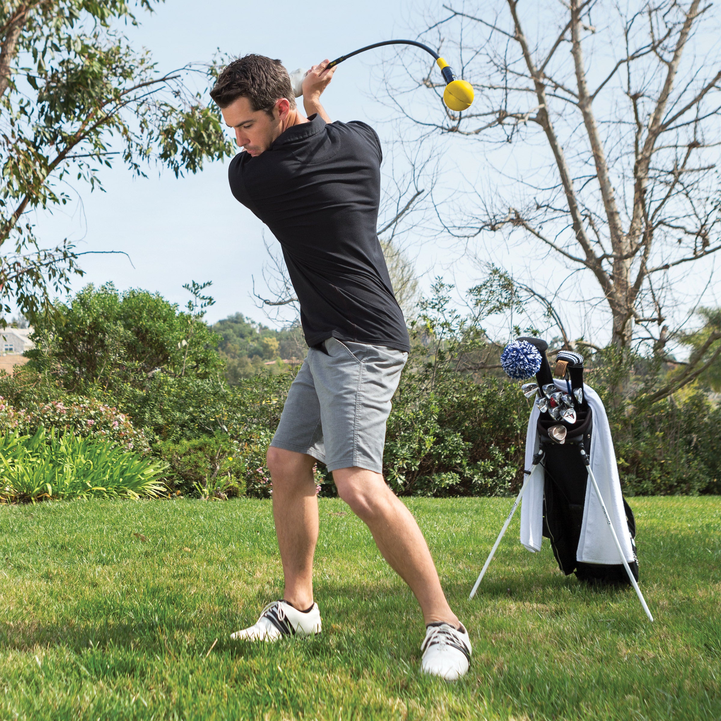 SKLZ Gold Flex Trainer with Pro Rods Alignment Set