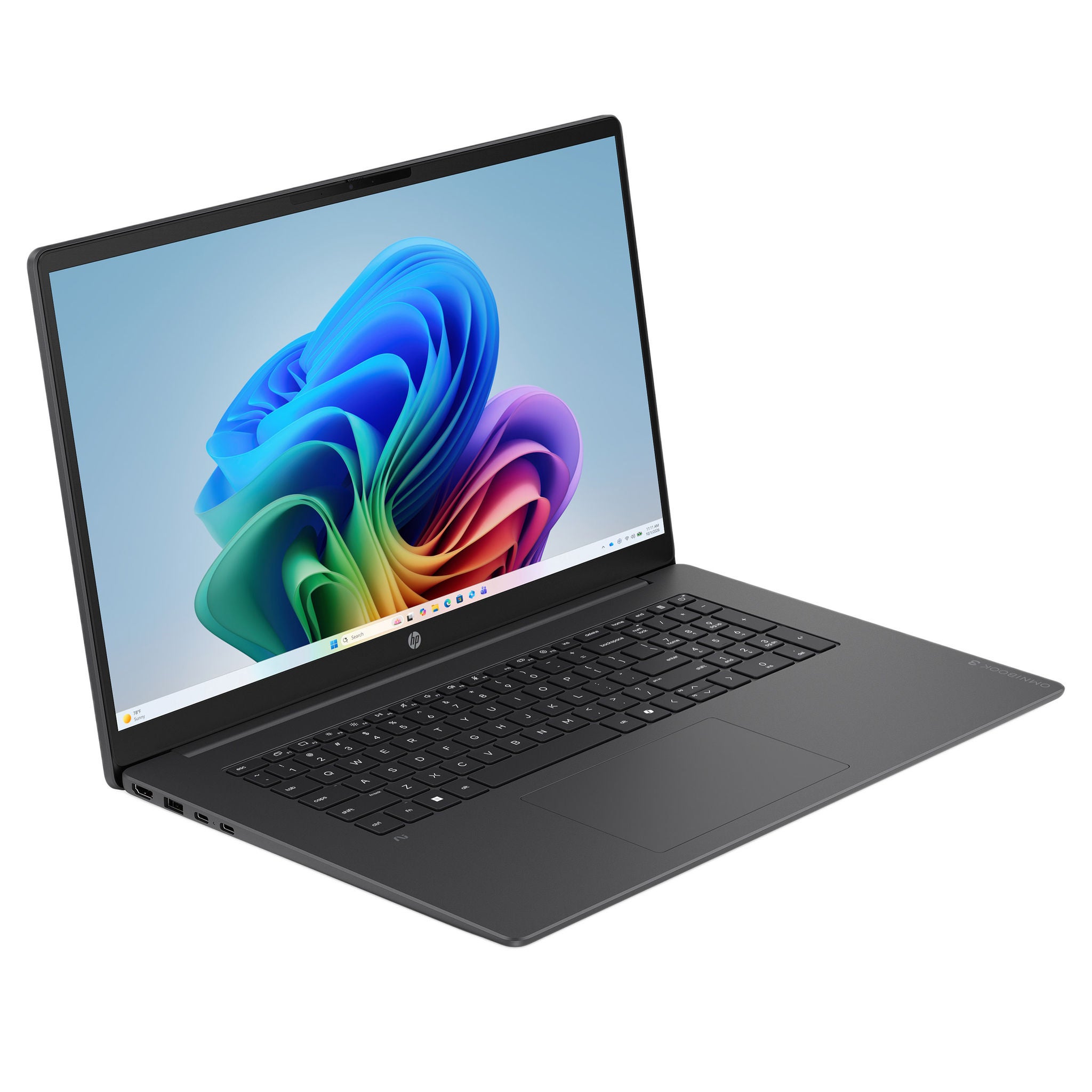 HP OmniBook 3 17.3" Touchscreen Laptop - Intel Core Ultra 7 355 - Copilot+ PC - FHD (1920 x 1080) - 16GB RAM - 1TB SSD - Windows 11 Home.