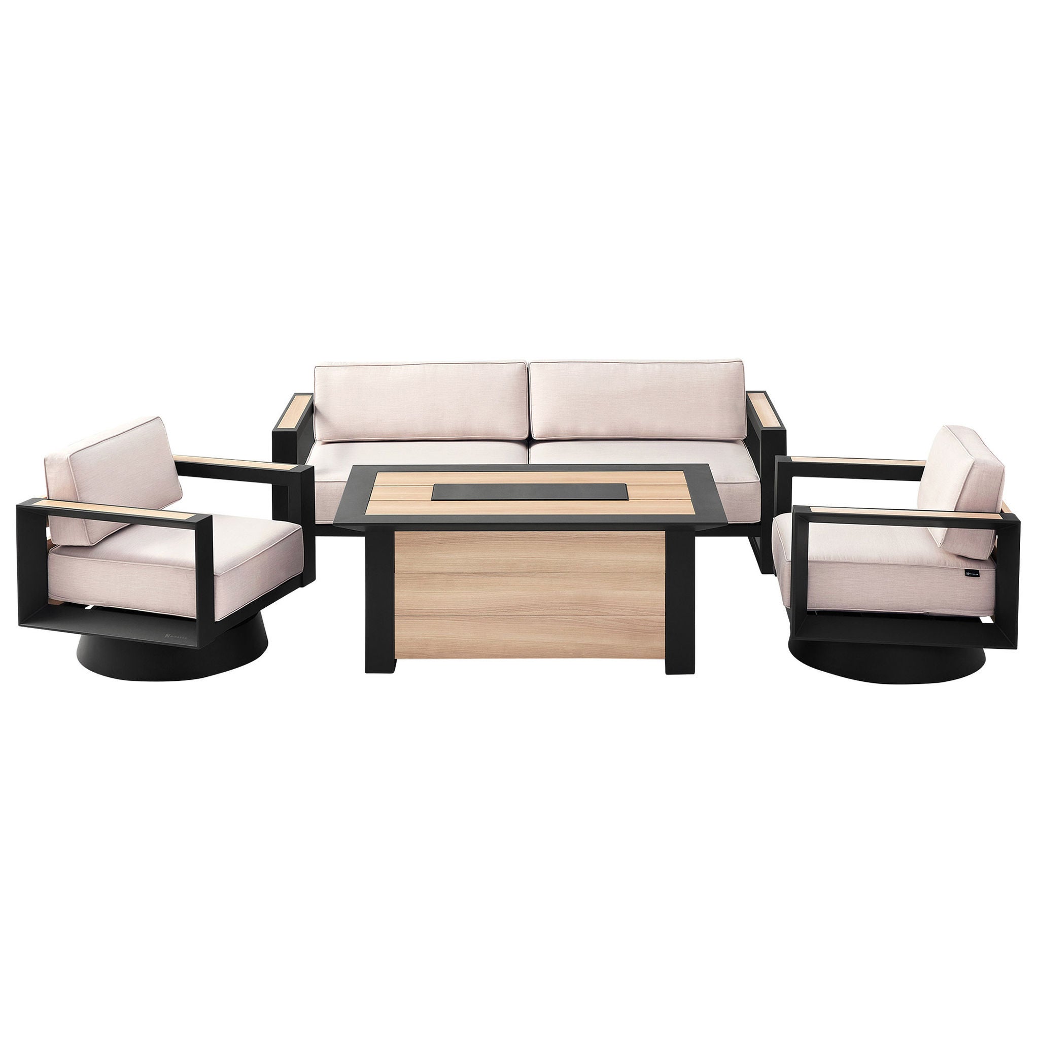 Mirador Sanibel 4-piece Outdoor Fire Seating Set