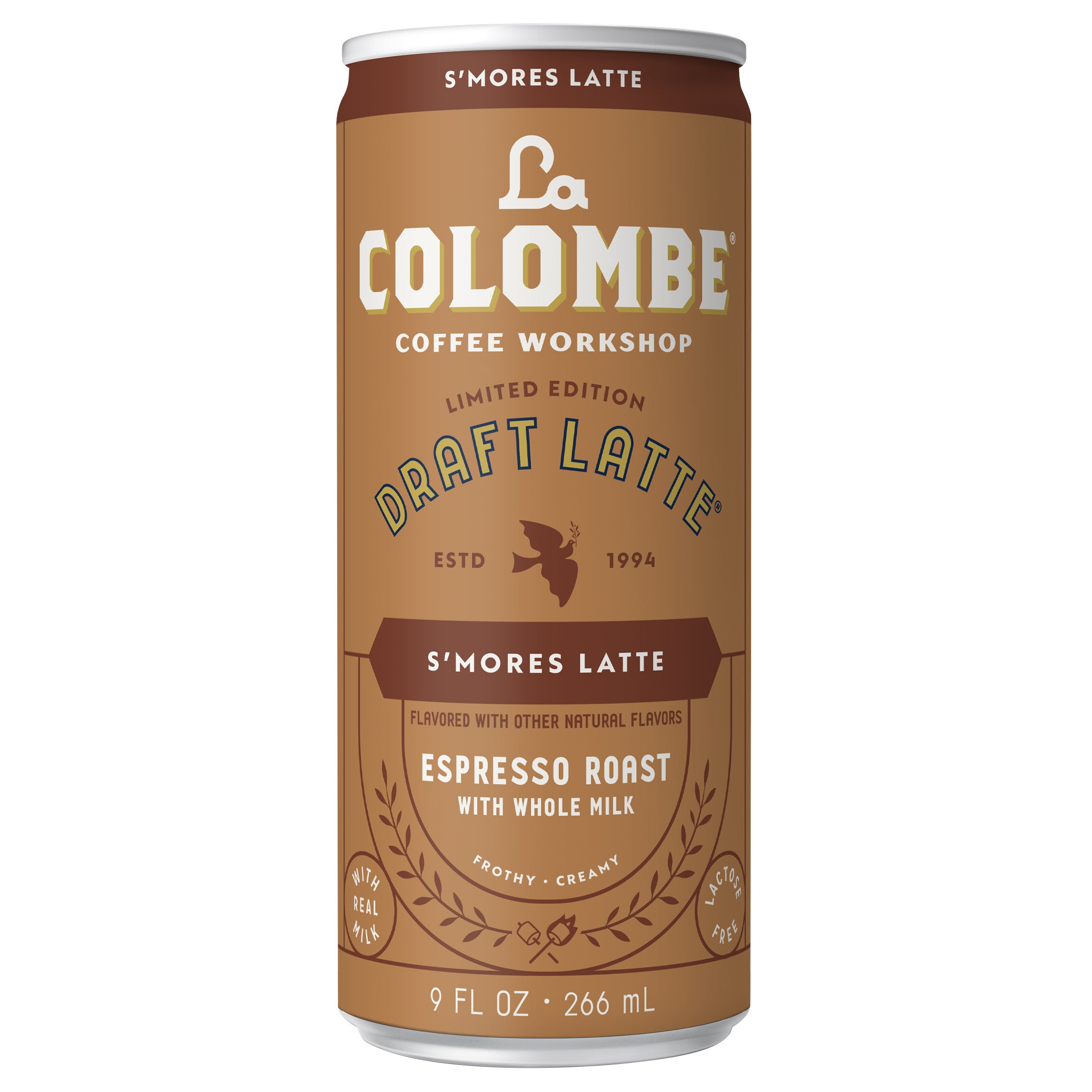 La Colombe Draft Latte, S'mores Latte, 9 fl oz, 12-count