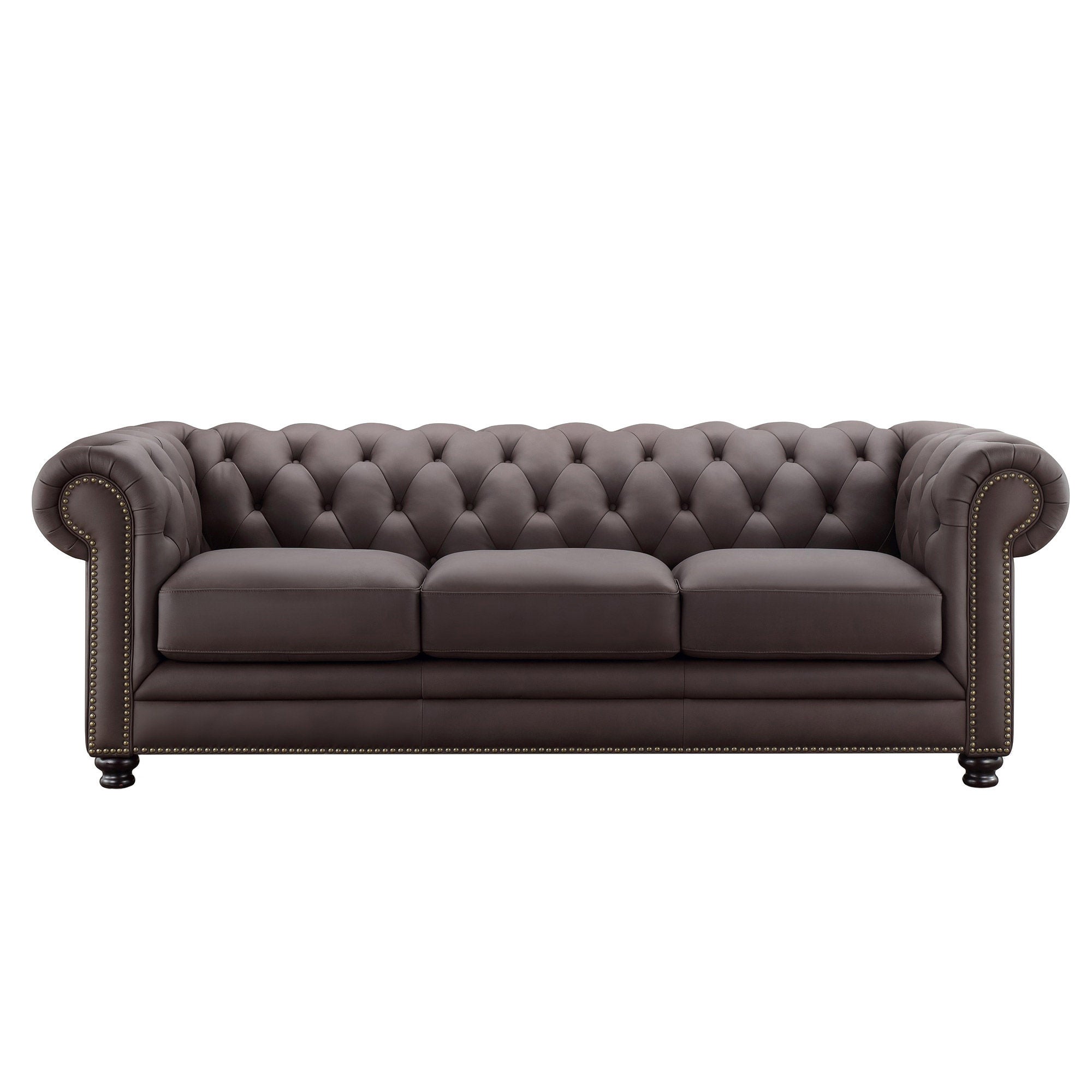 Culver Leather Chesterfield Sofa