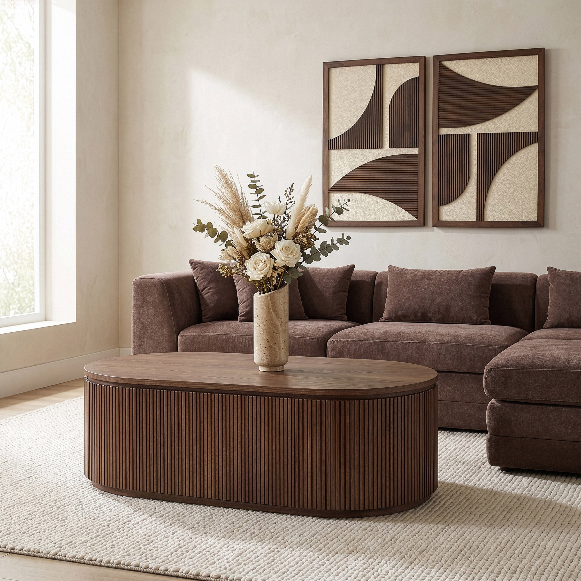 Moana Solid Wood Storage Coffee Table