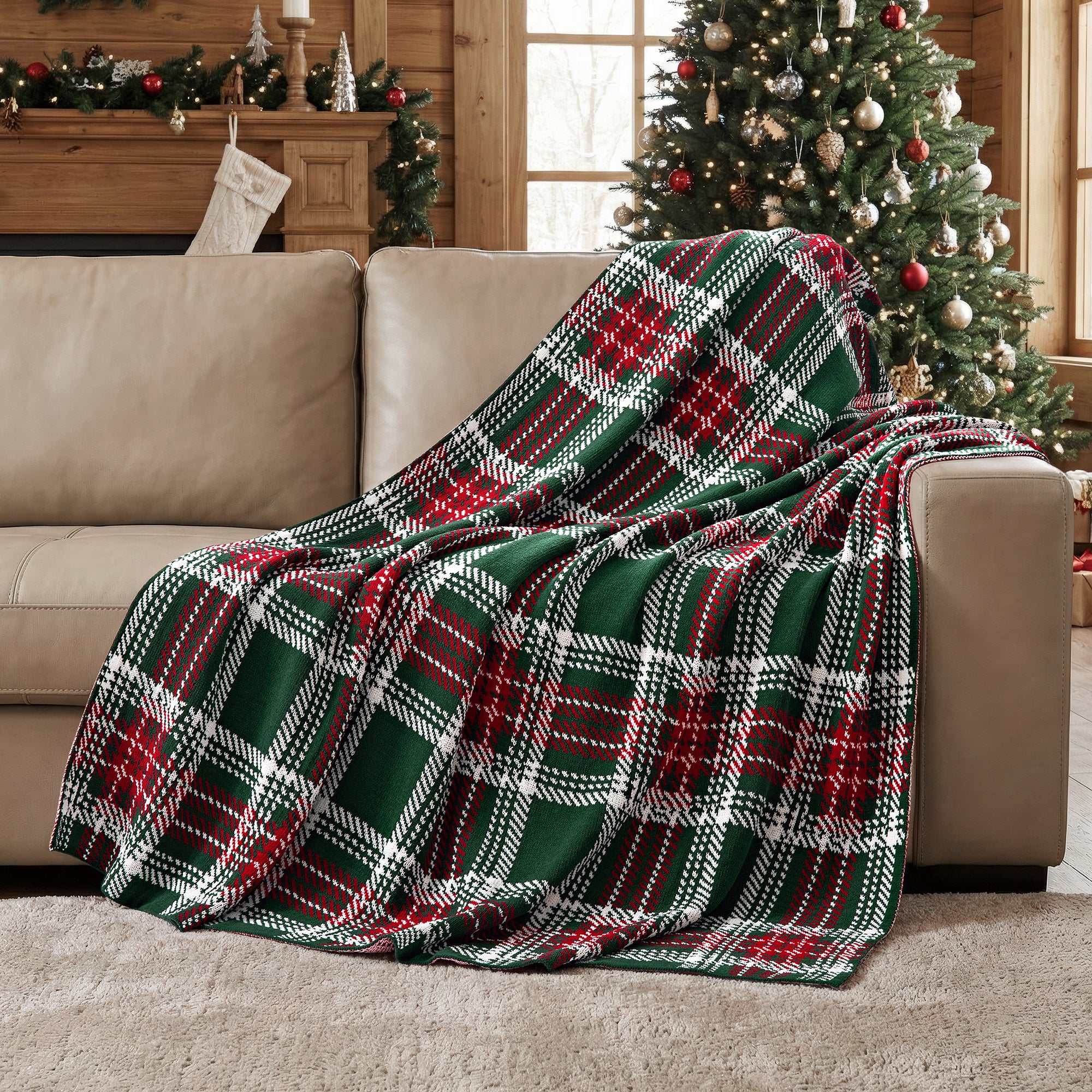 Holiday Knit Throw