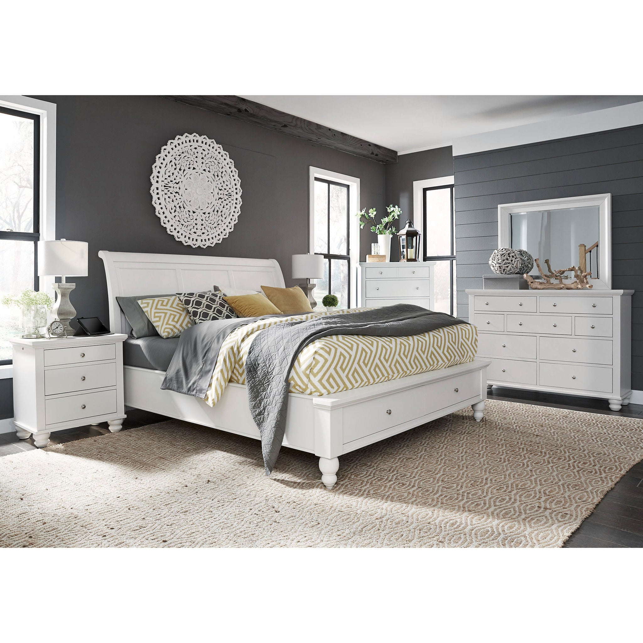 Ashfield Bedroom Collection in White