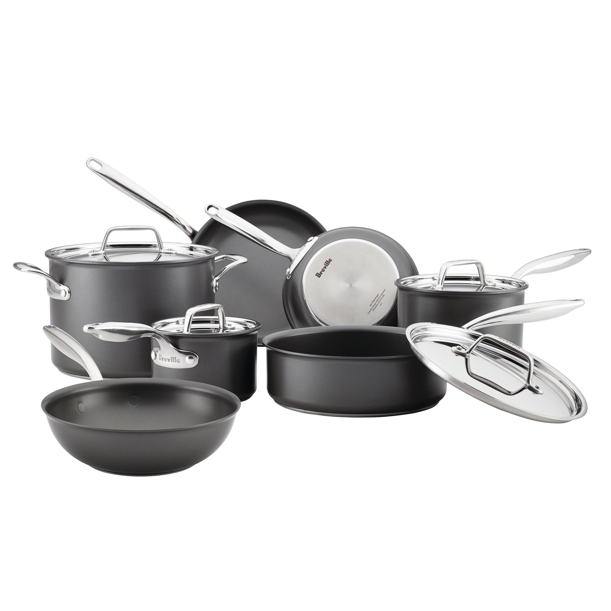 Breville ThermalPro 11-piece Hard Anodized Nonstick Cookware Set