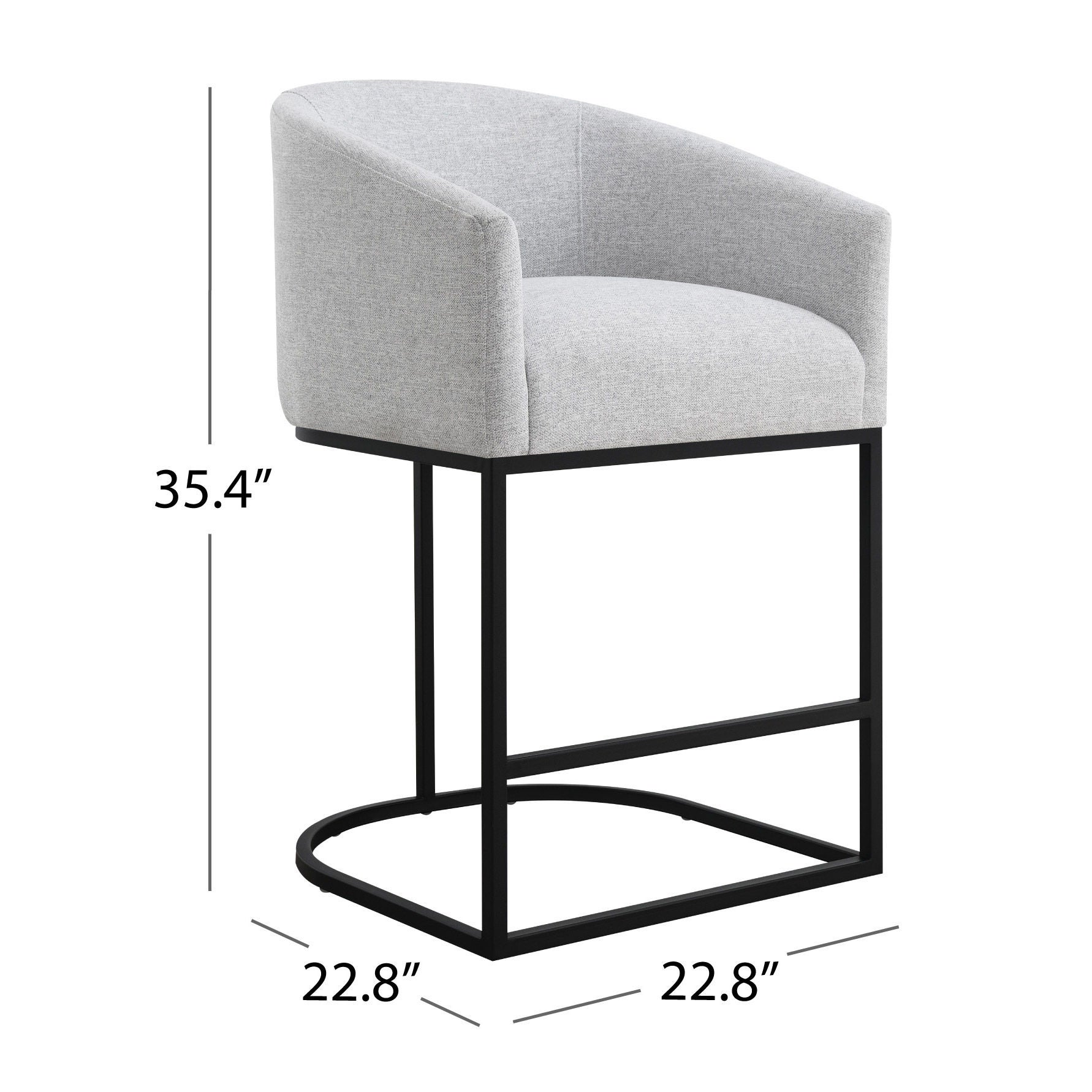 Bastion Fabric Counter Height Stool