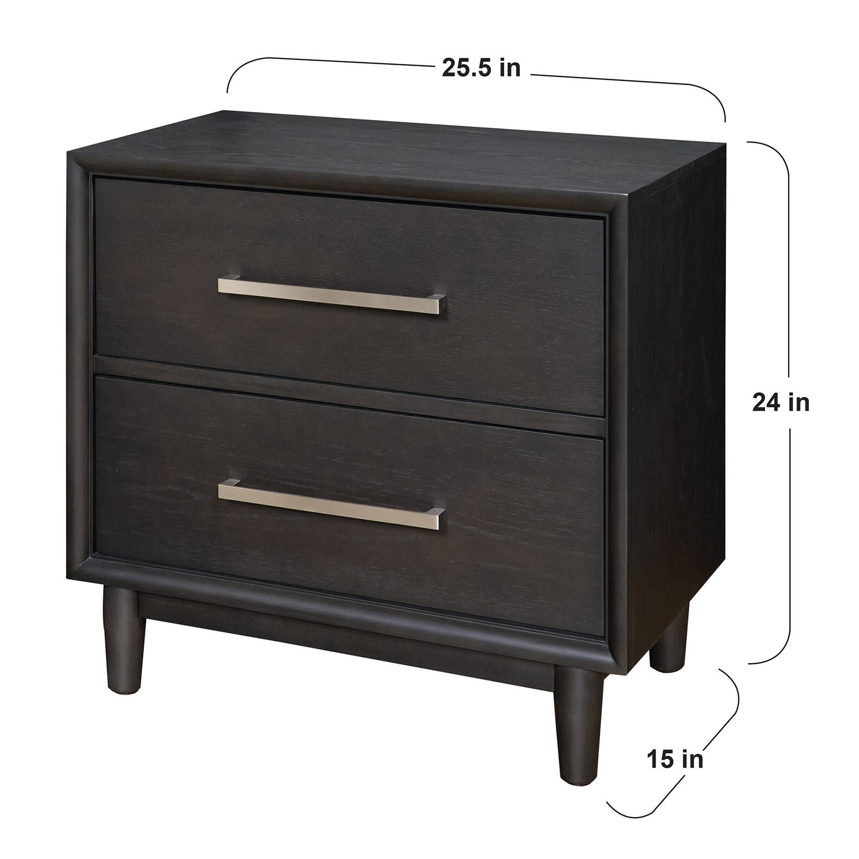 Redmond 2-Drawer Nightstand