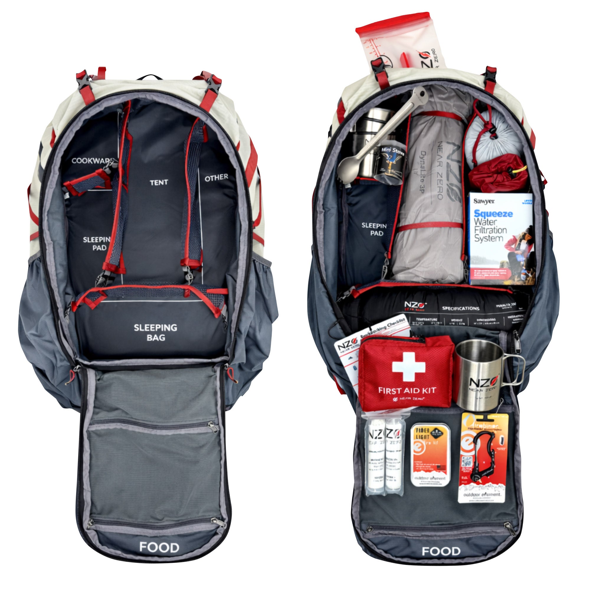 Near Zero Lightweight Backpacking Kit