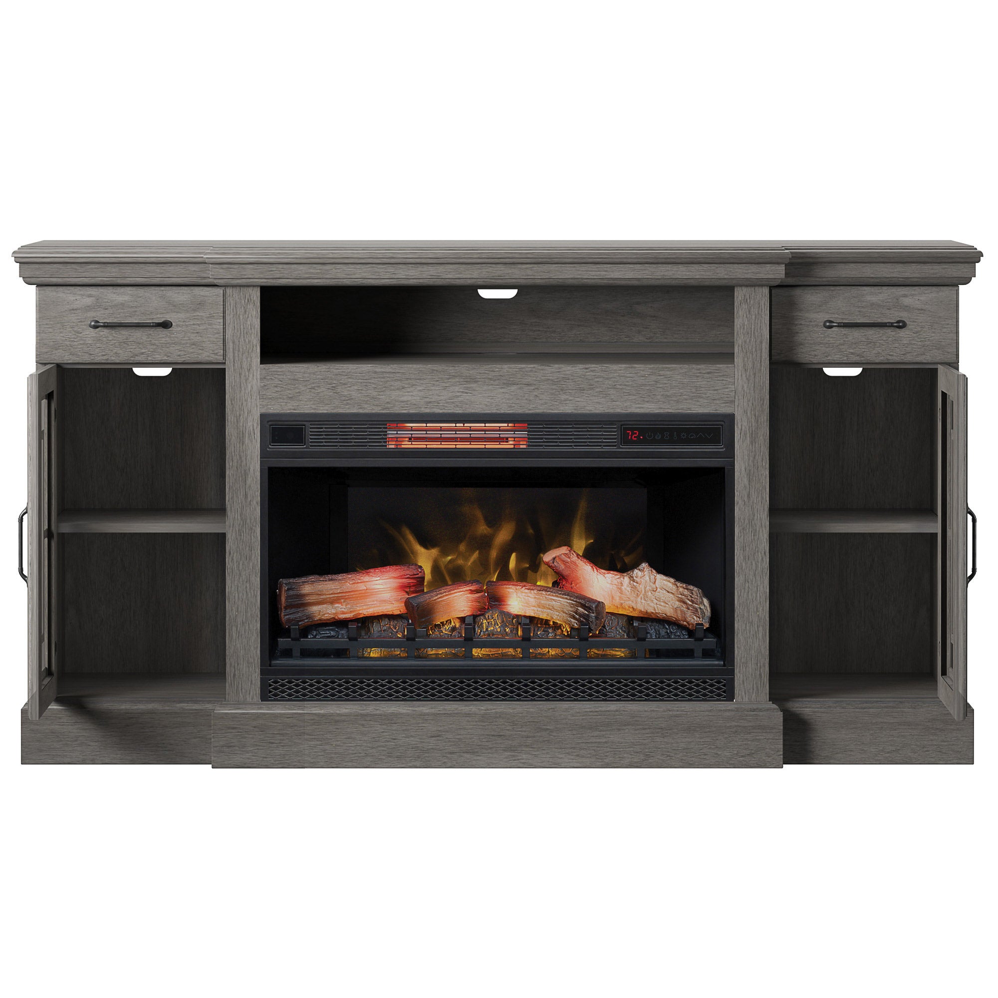 Tresanti Reddington TV Console with Classic Flame Electric Fireplace