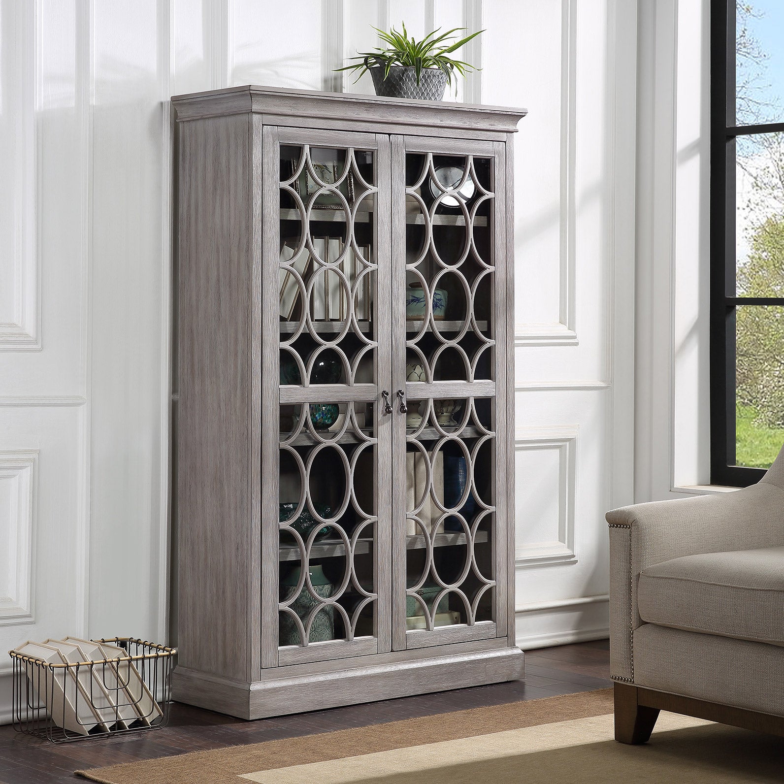 Fremont Glass Door Bookcase