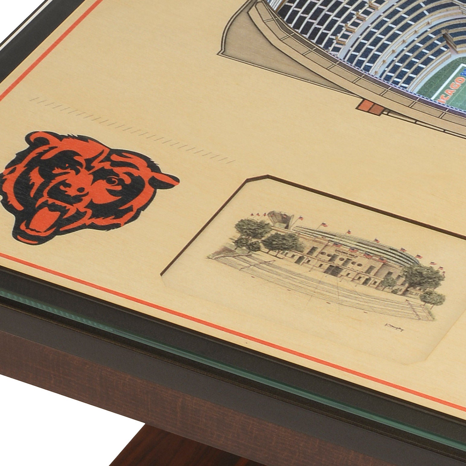 NFL 25-layer Stadium View End Table