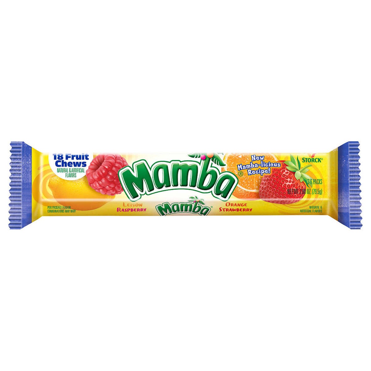 Mamba Fruit Chews, 2.8 oz, 24-count