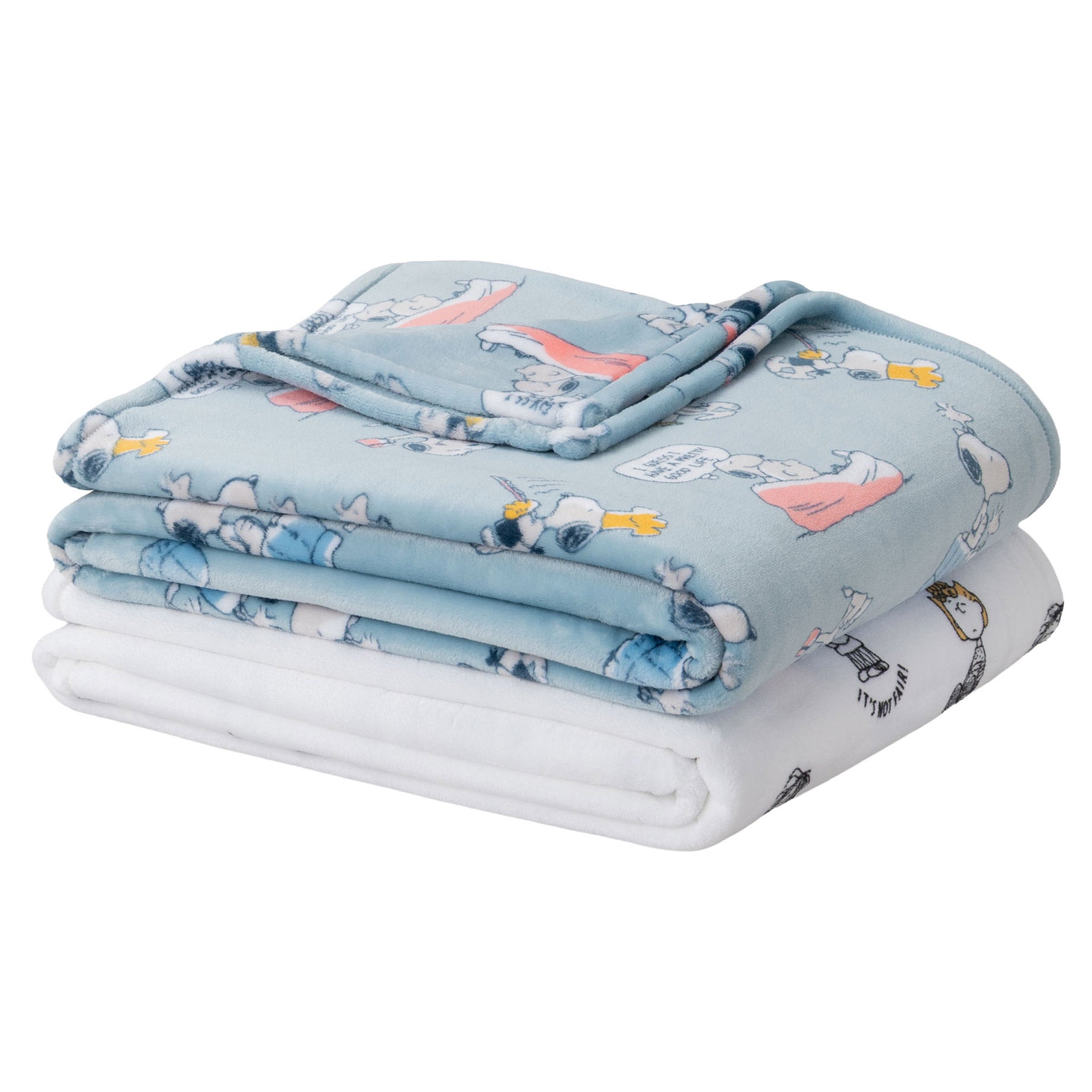 Peanuts Printed VelvetLoft Throw, 2-pack