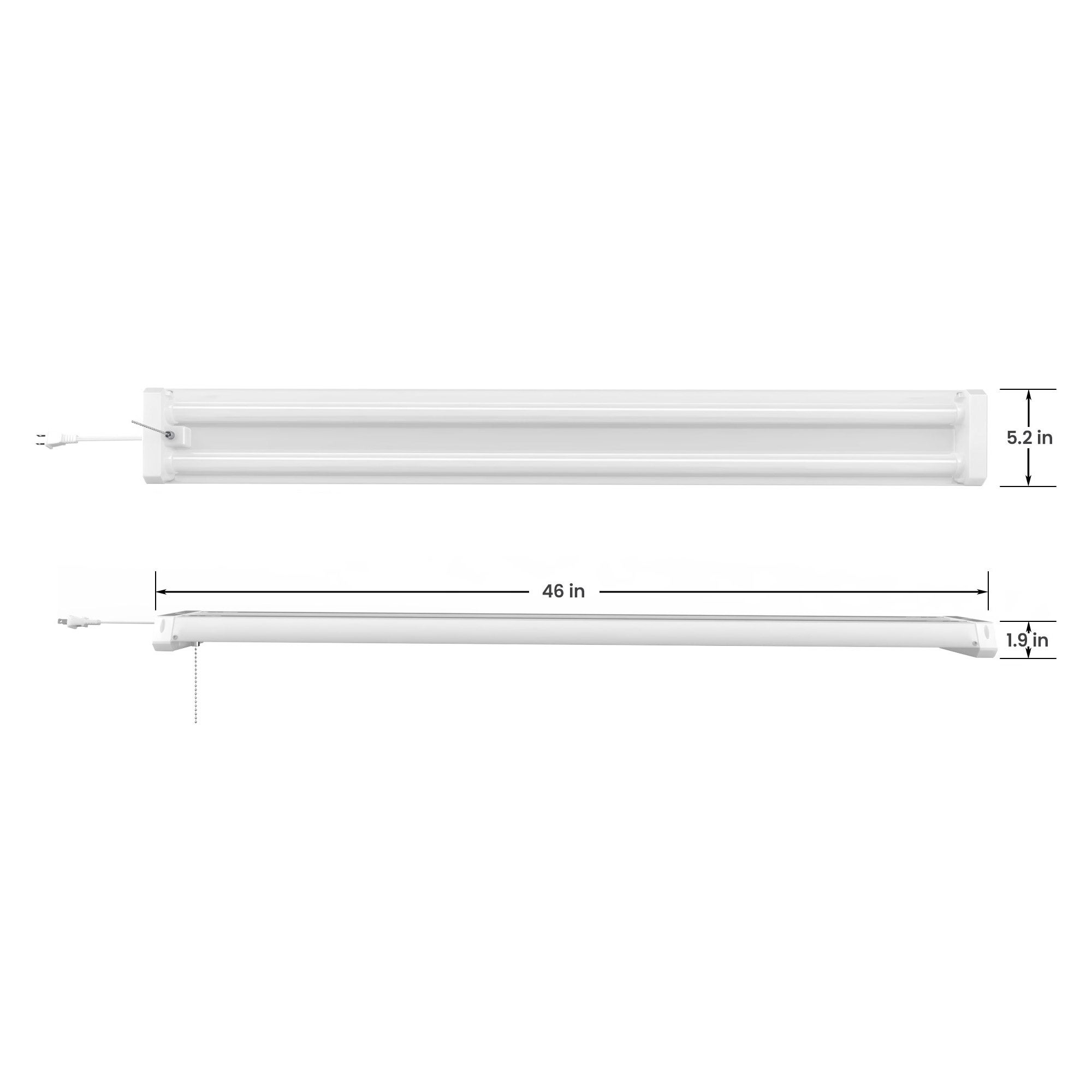 Feit 5,000 Lumen Shop Light with Motion Detection, 4-pack