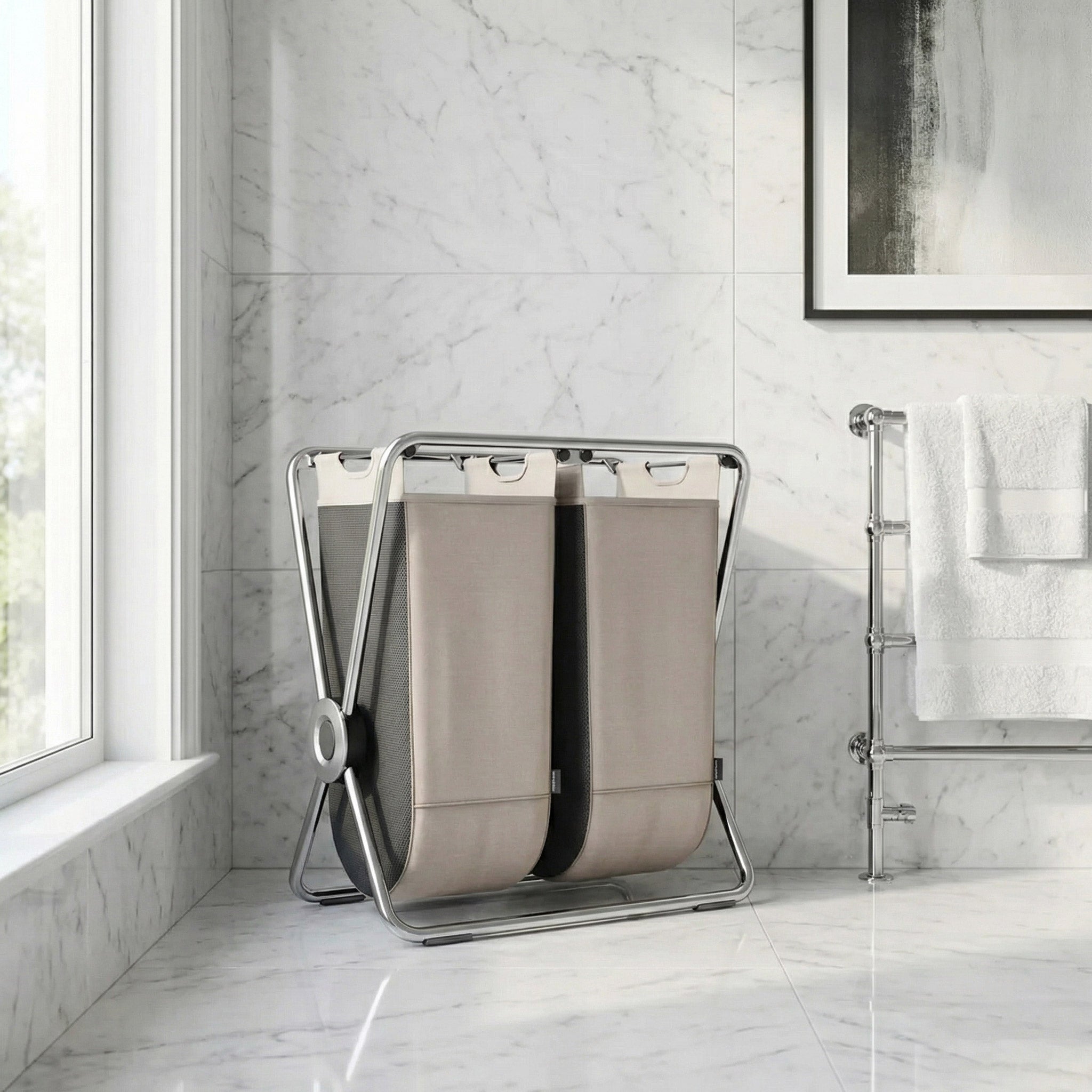 Simplehuman X-Frame Double Laundry Hamper