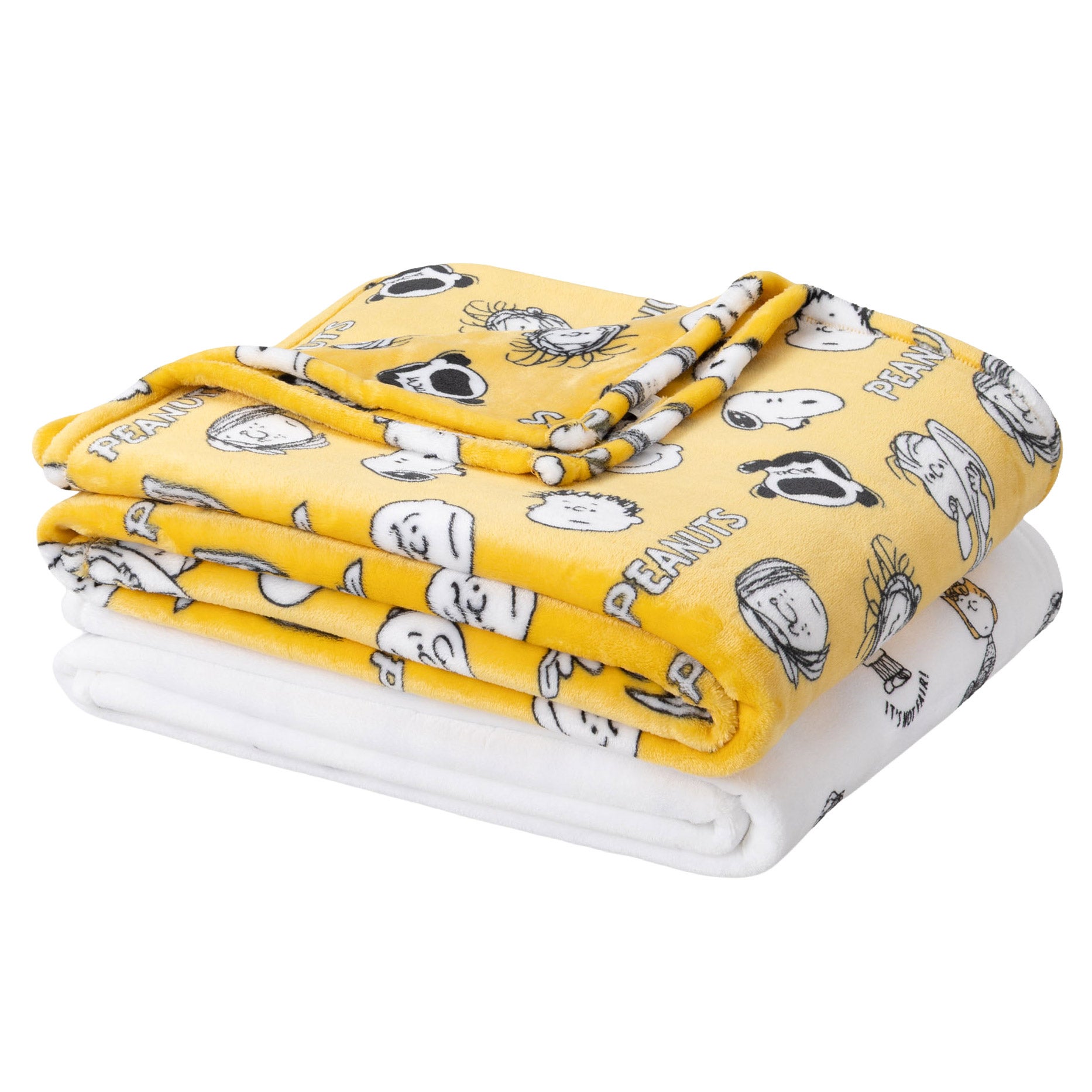 Peanuts Printed VelvetLoft Throw, 2-pack