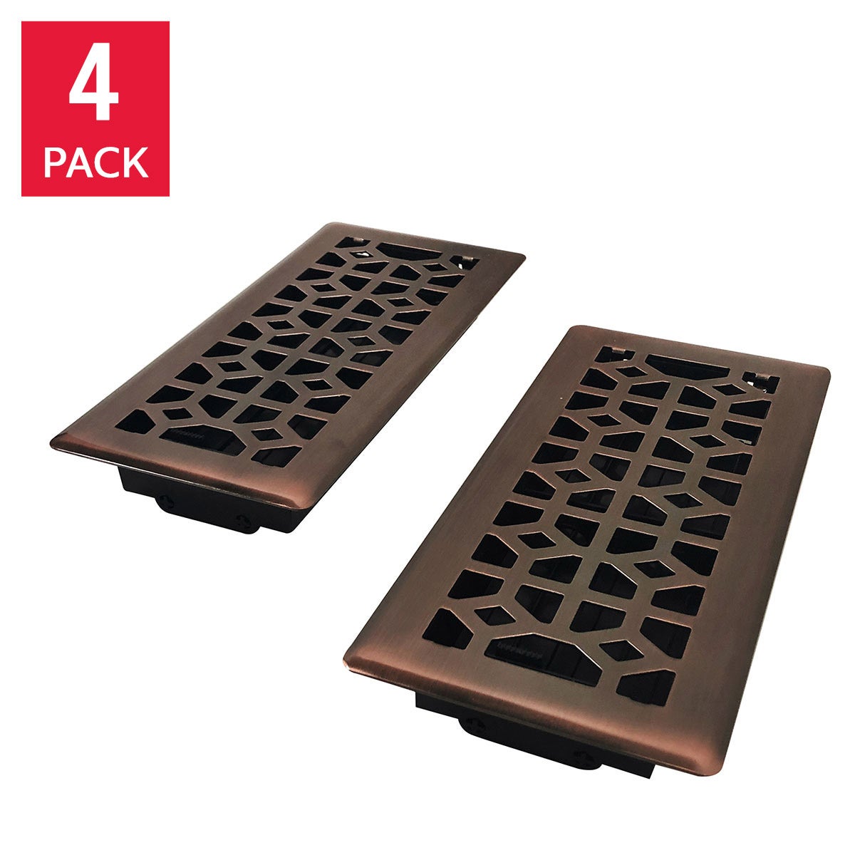 Floor Choice 4Pk Floor Vent Covers 4x10”