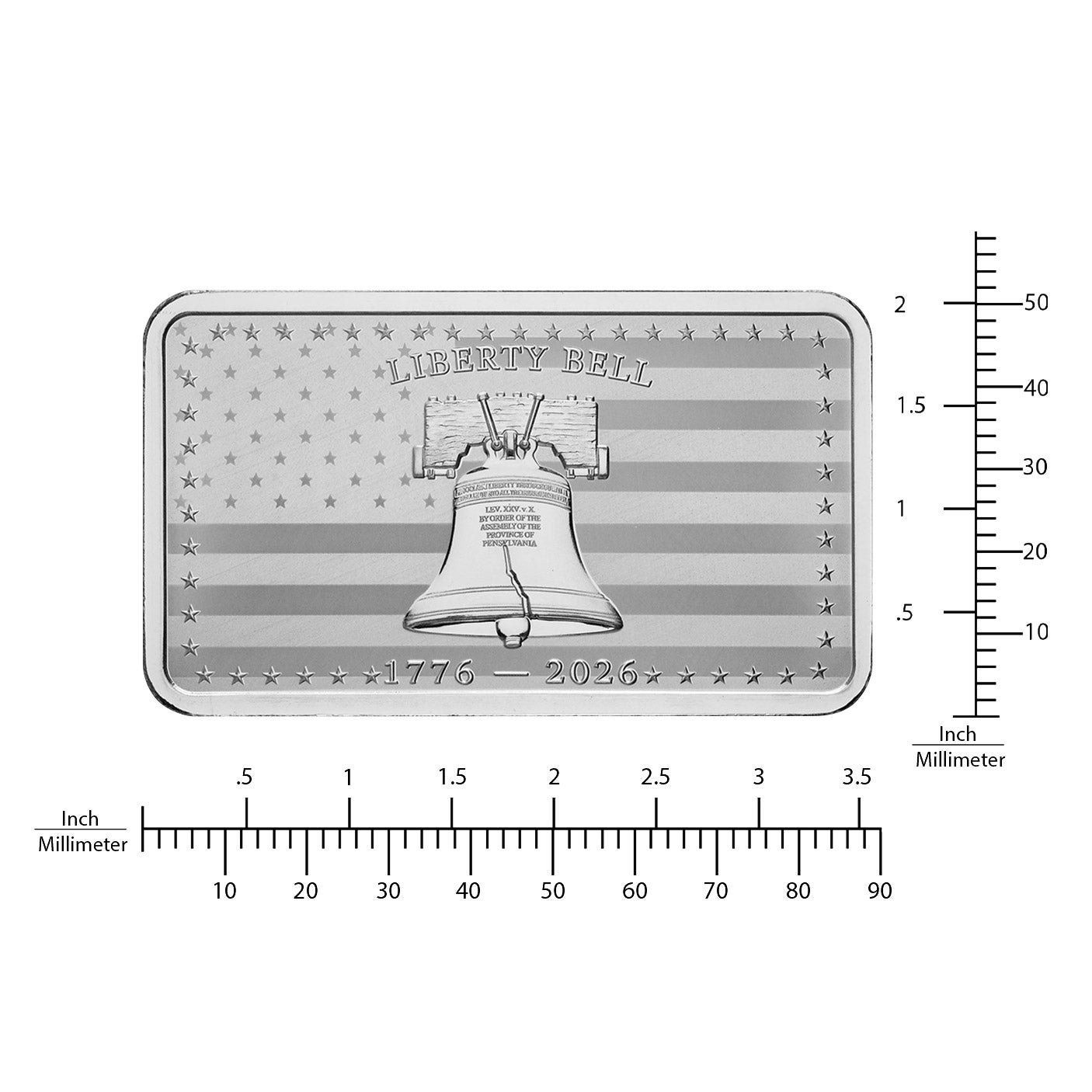 10 oz Silver Bar Liberty Bell