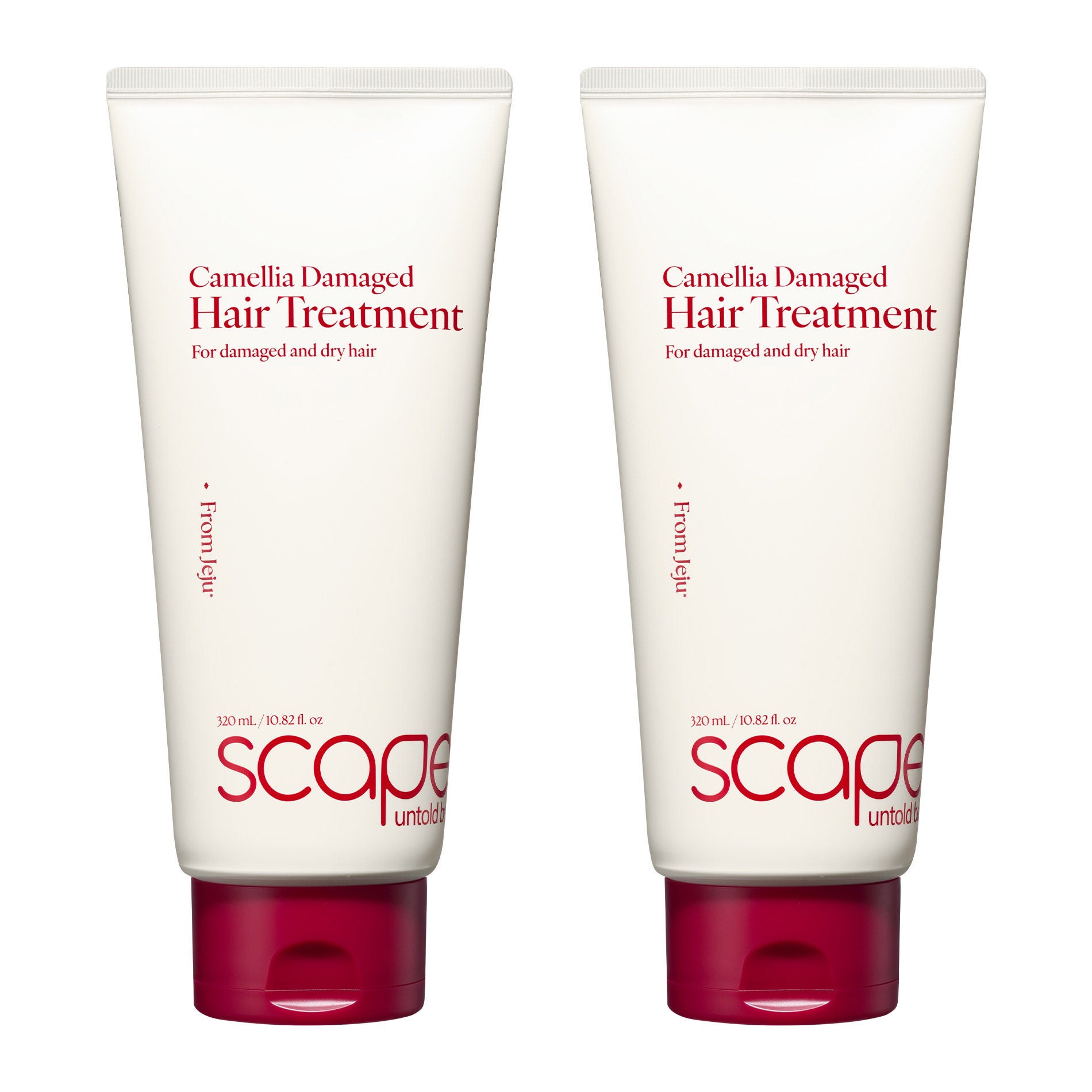 Scapes Camellia Damaged Hair Treatment 10.82 fl oz, 2-pack