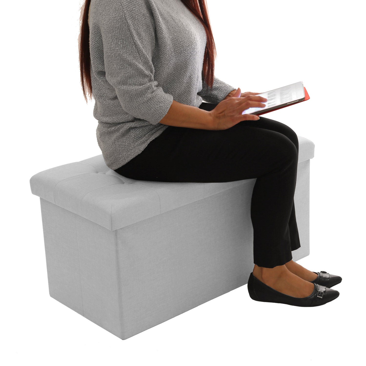 Seville Classics Foldable Storage Trunk