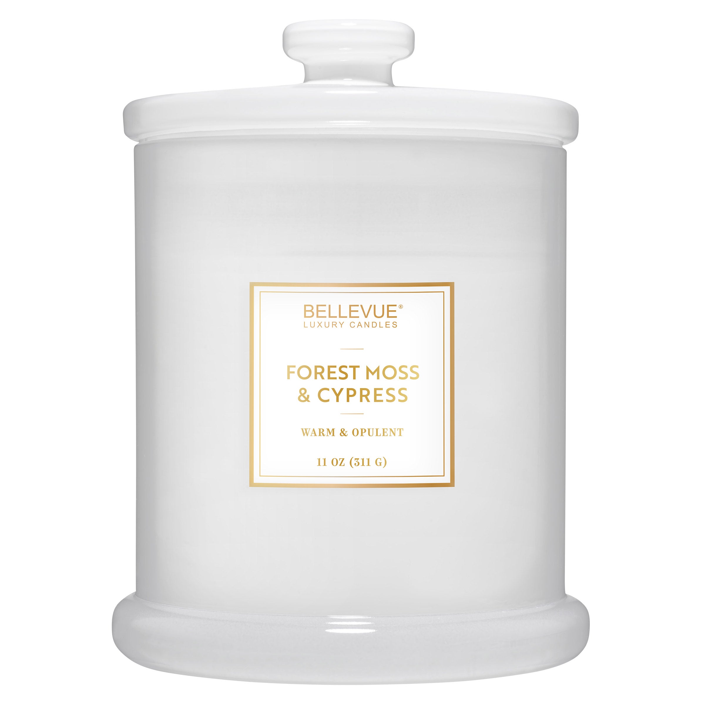 Bellevue Luxury 11 oz. Glass Candle, Set of 4